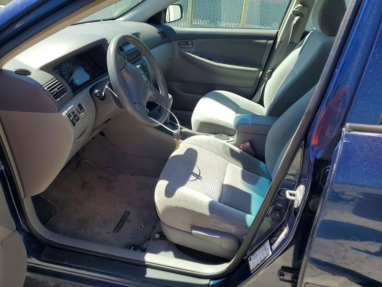 2008 Toyota Corolla Ce Blue vin: 2T1BR32E68C861094