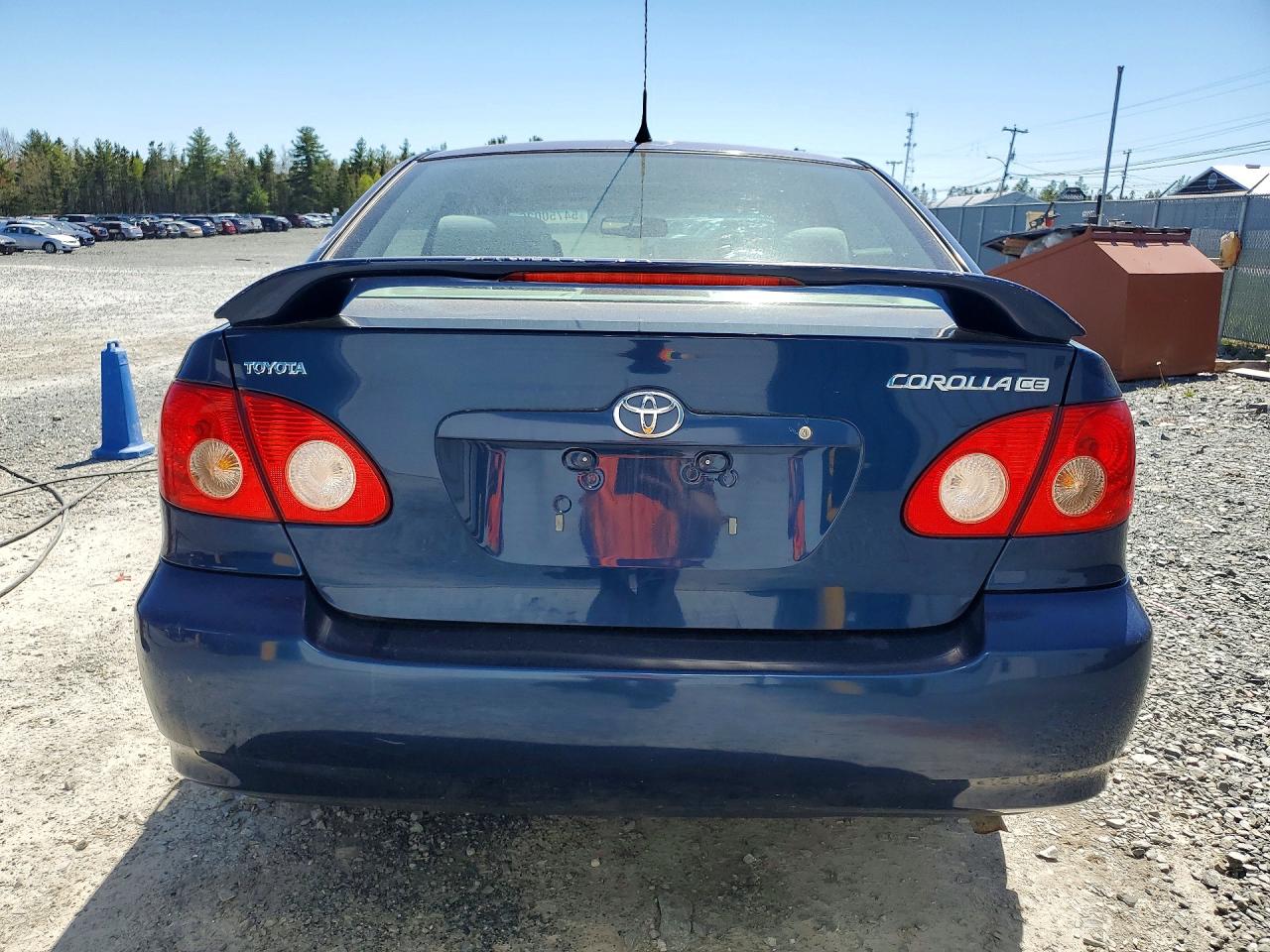 2008 Toyota Corolla Ce Blue vin: 2T1BR32E68C861094
