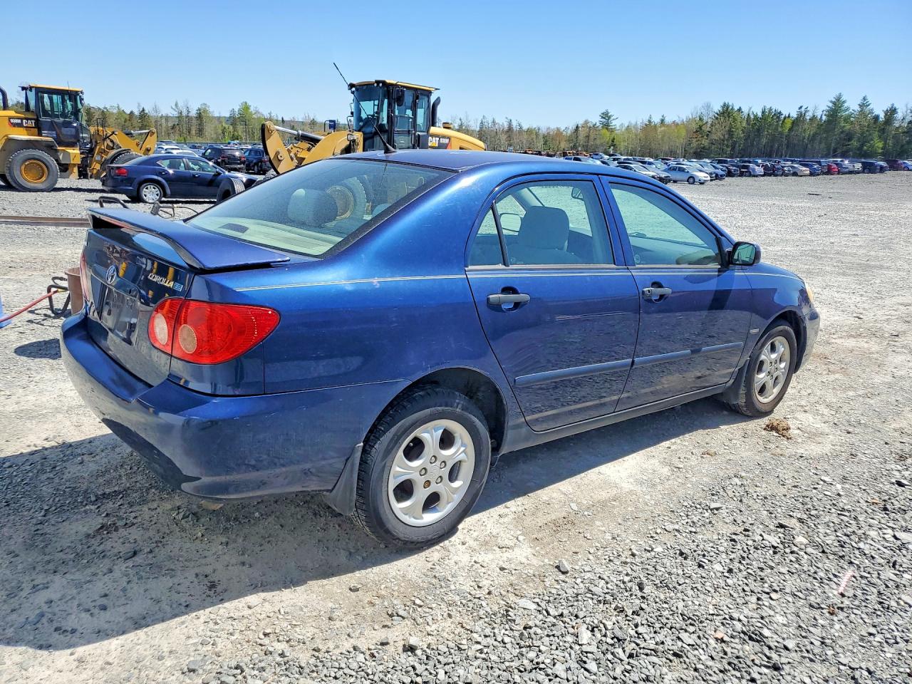 2008 Toyota Corolla Ce Blue vin: 2T1BR32E68C861094