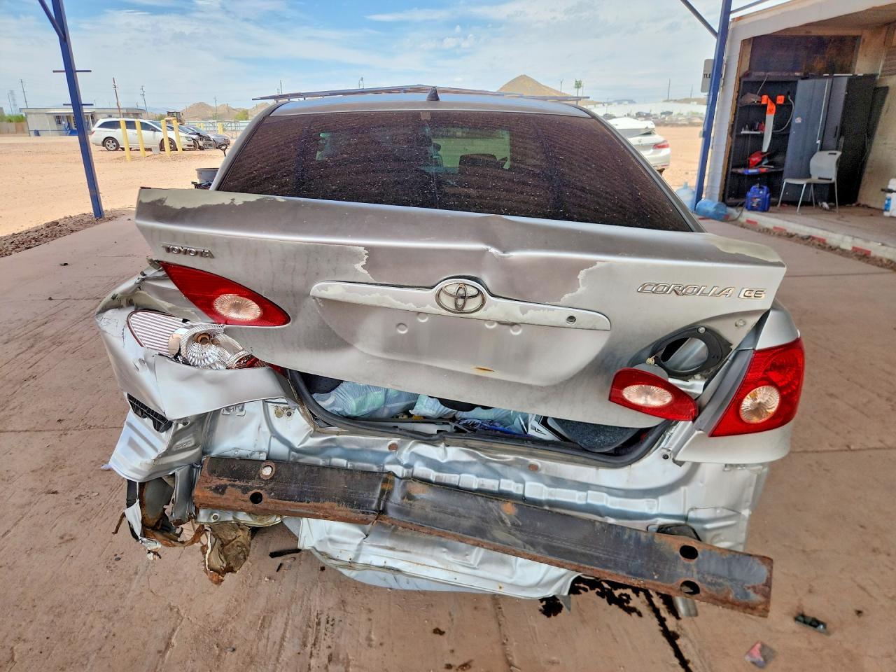 2008 Toyota Corolla Ce Silver vin: 2T1BR32E68C862083
