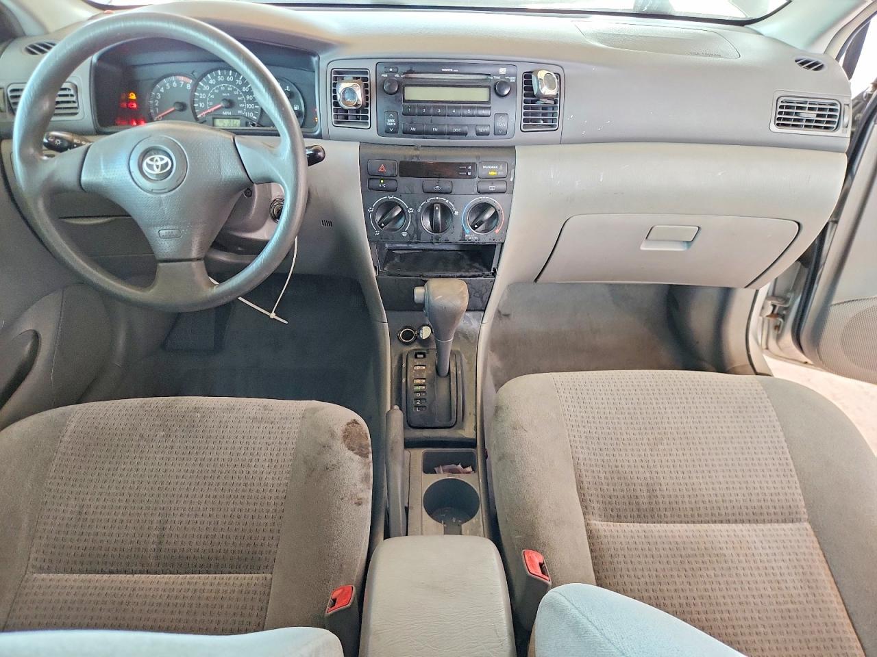 2008 Toyota Corolla Ce Silver vin: 2T1BR32E68C862083