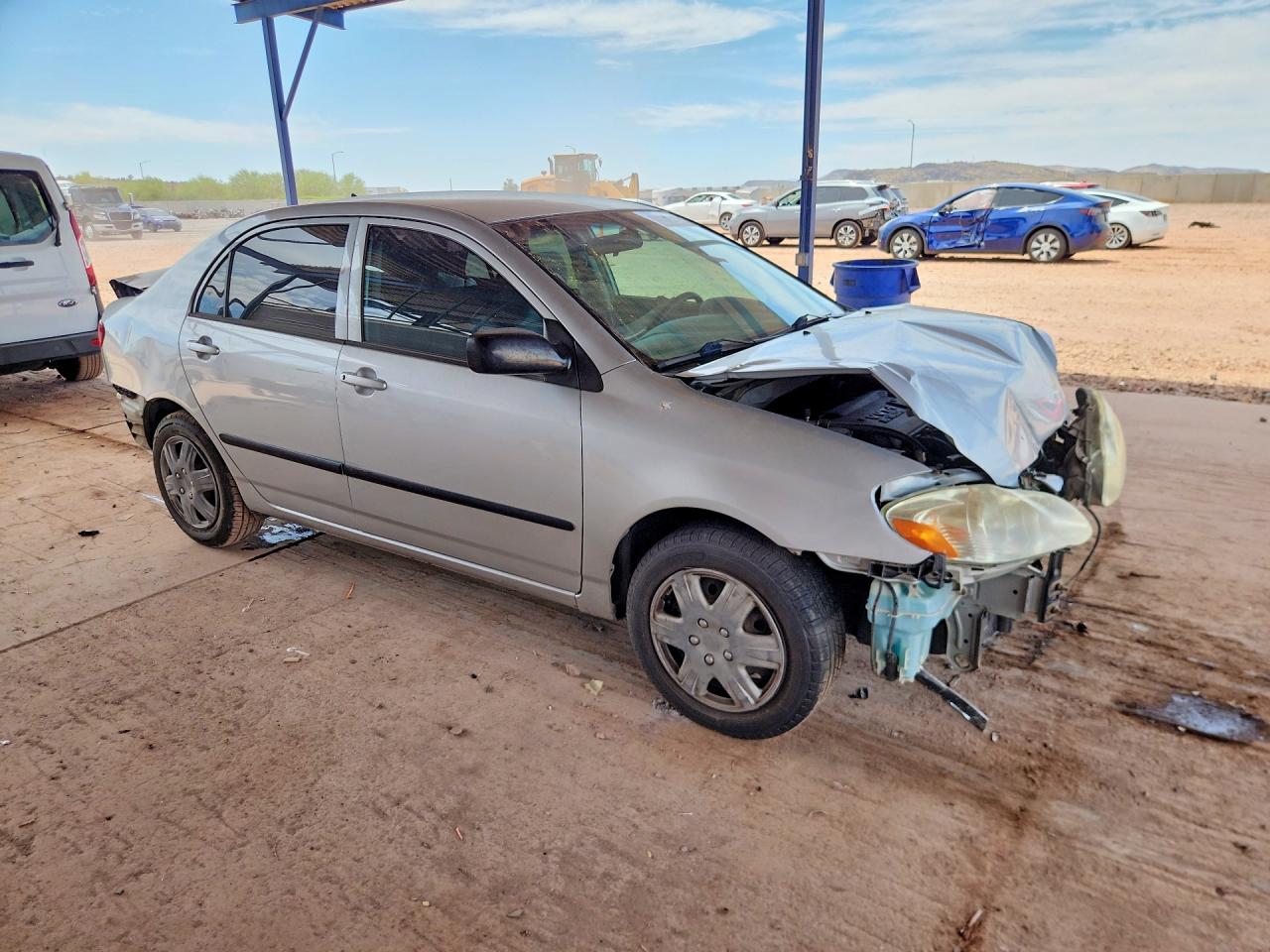 2008 Toyota Corolla Ce Silver vin: 2T1BR32E68C862083