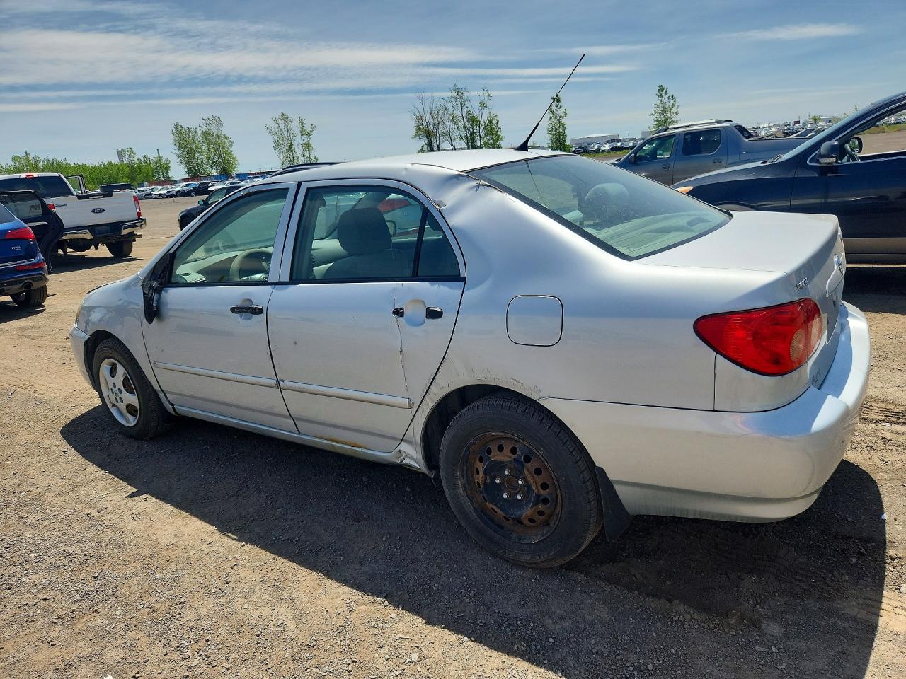 2008 Toyota Corolla Ce Silver vin: 2T1BR32E68C865632