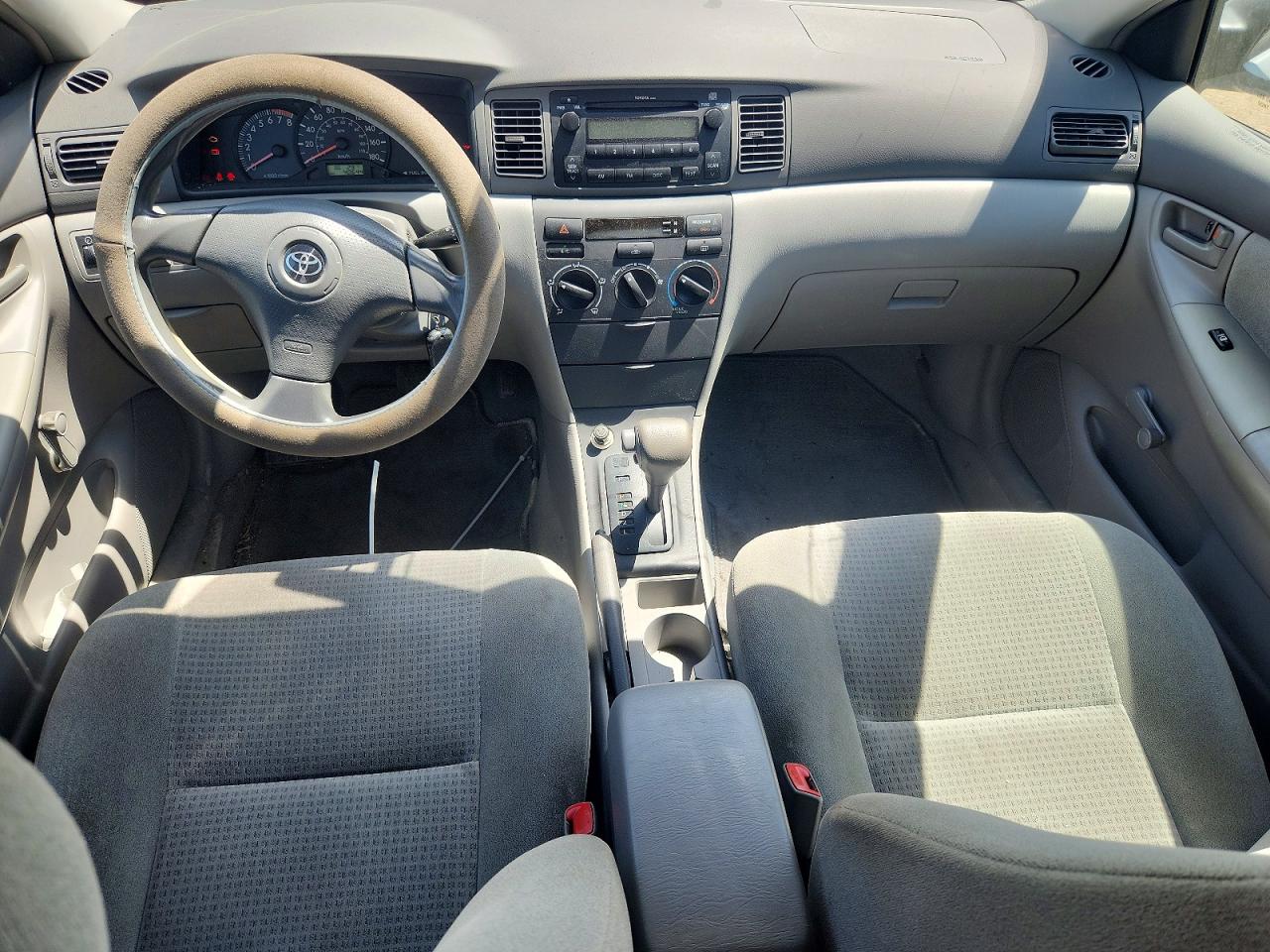 2008 Toyota Corolla Ce Silver vin: 2T1BR32E68C865632