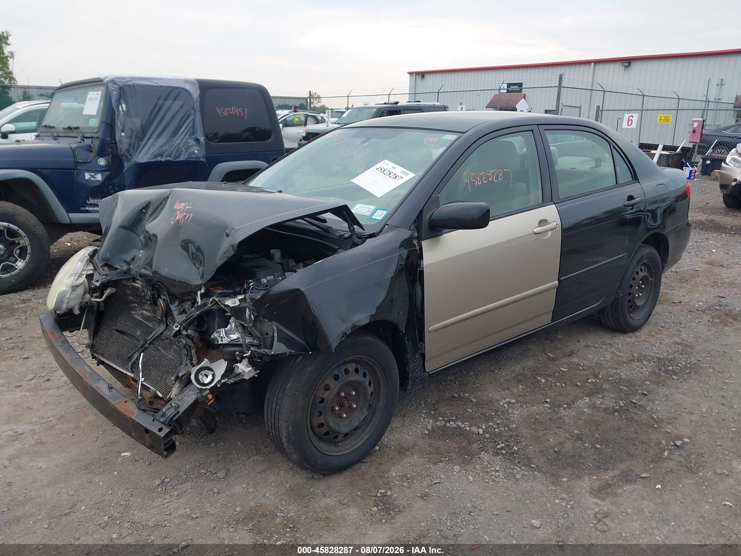 2008 Toyota Corolla Le Black vin: 2T1BR32E68C868708