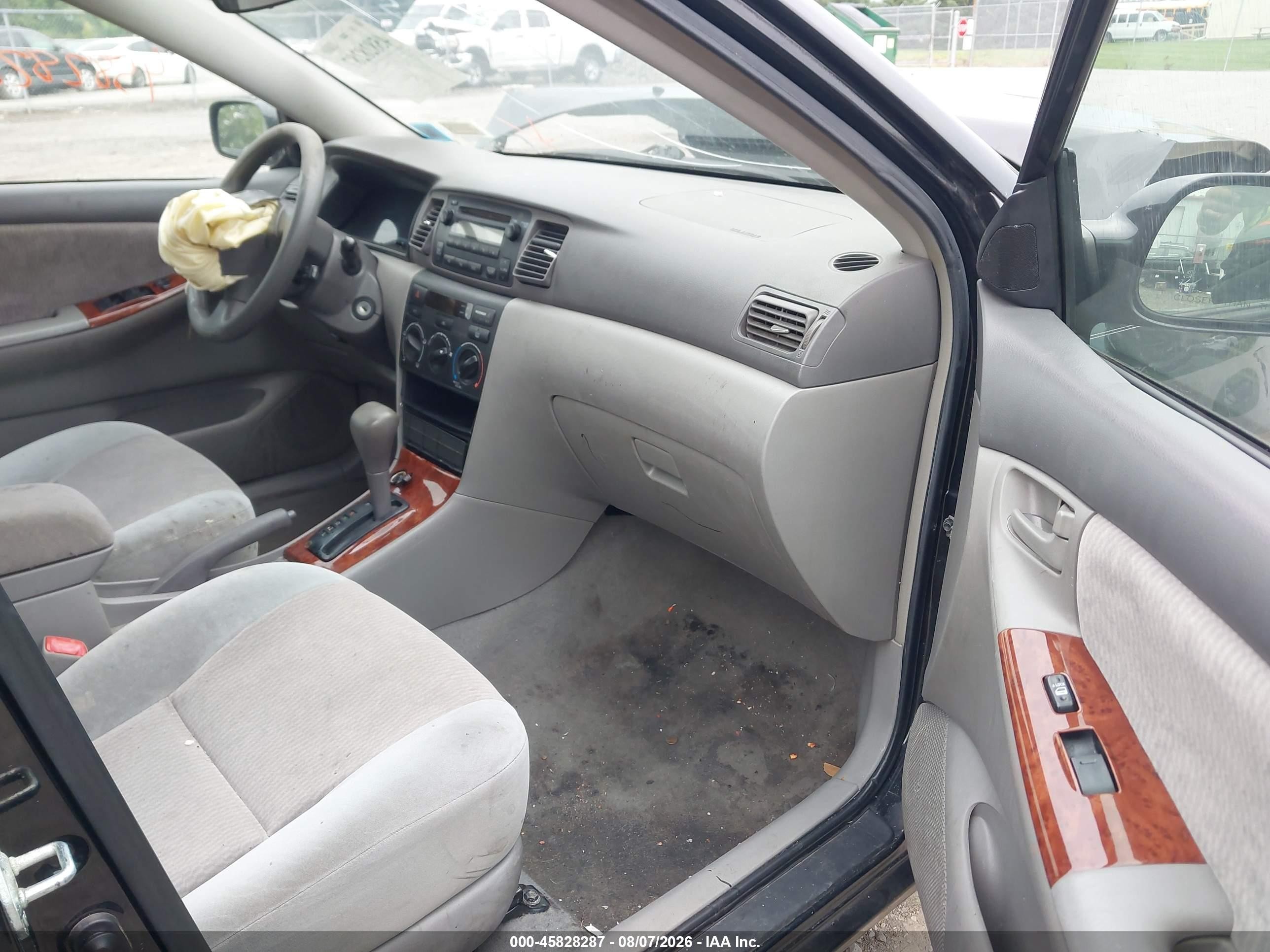 2008 Toyota Corolla Le Black vin: 2T1BR32E68C868708