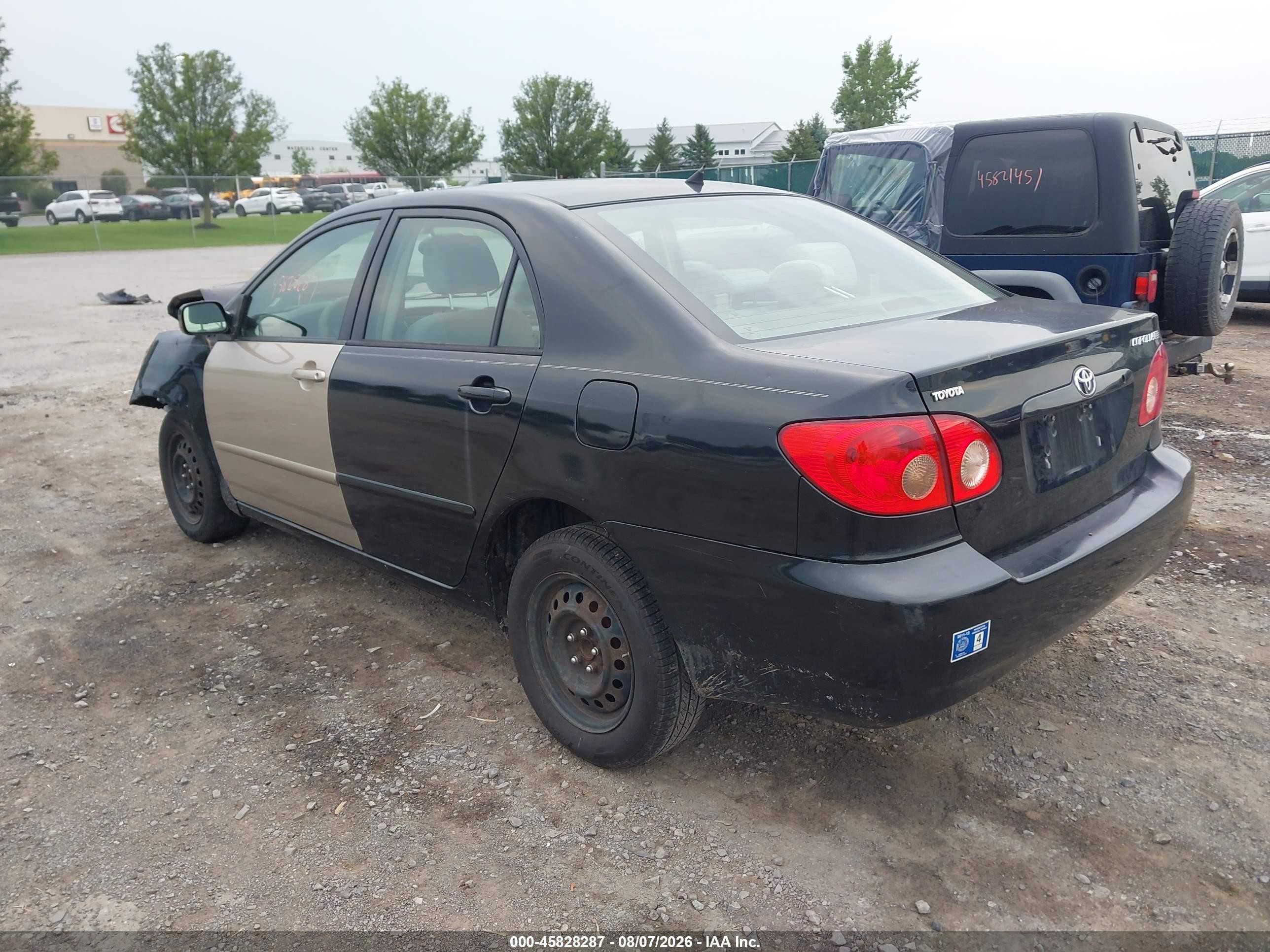 2008 Toyota Corolla Le Black vin: 2T1BR32E68C868708