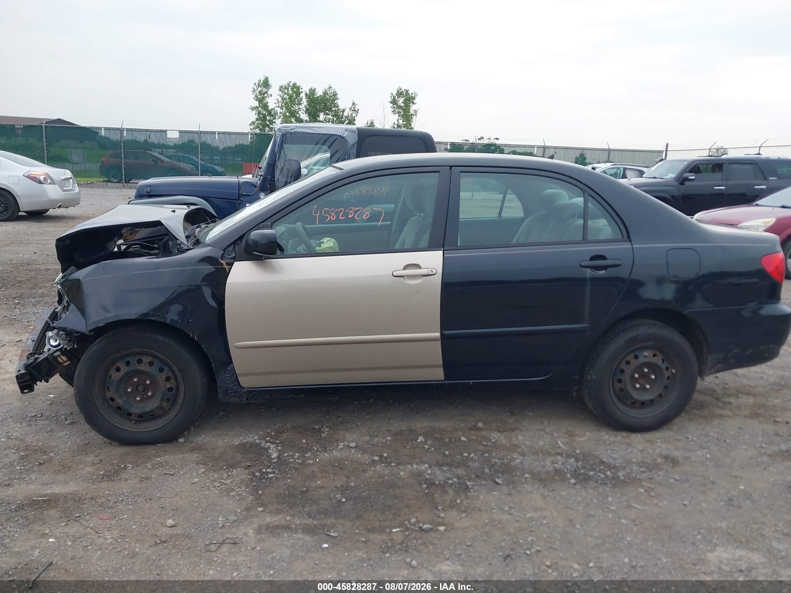 2008 Toyota Corolla Le Black vin: 2T1BR32E68C868708