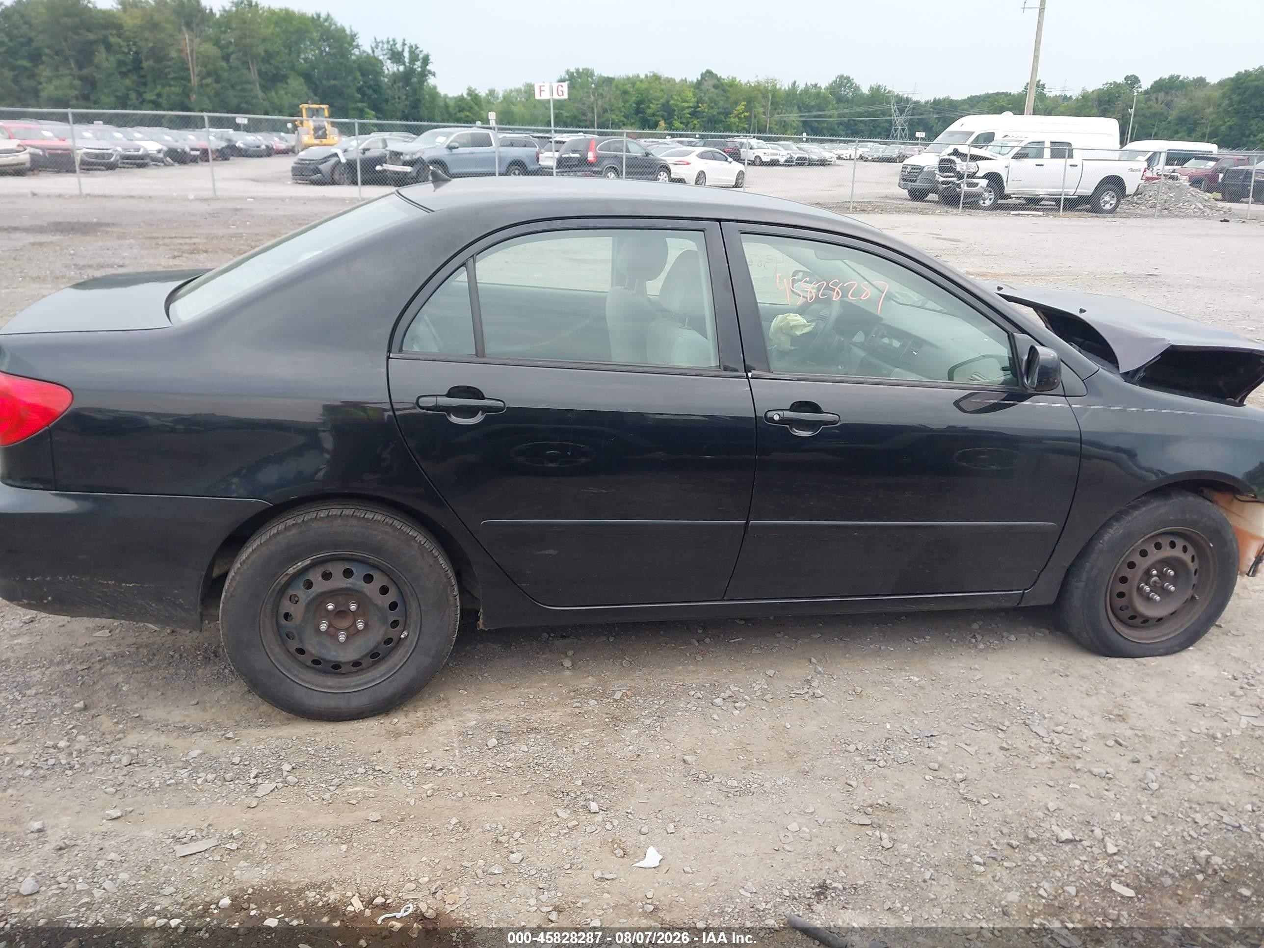 2008 Toyota Corolla Le Black vin: 2T1BR32E68C868708