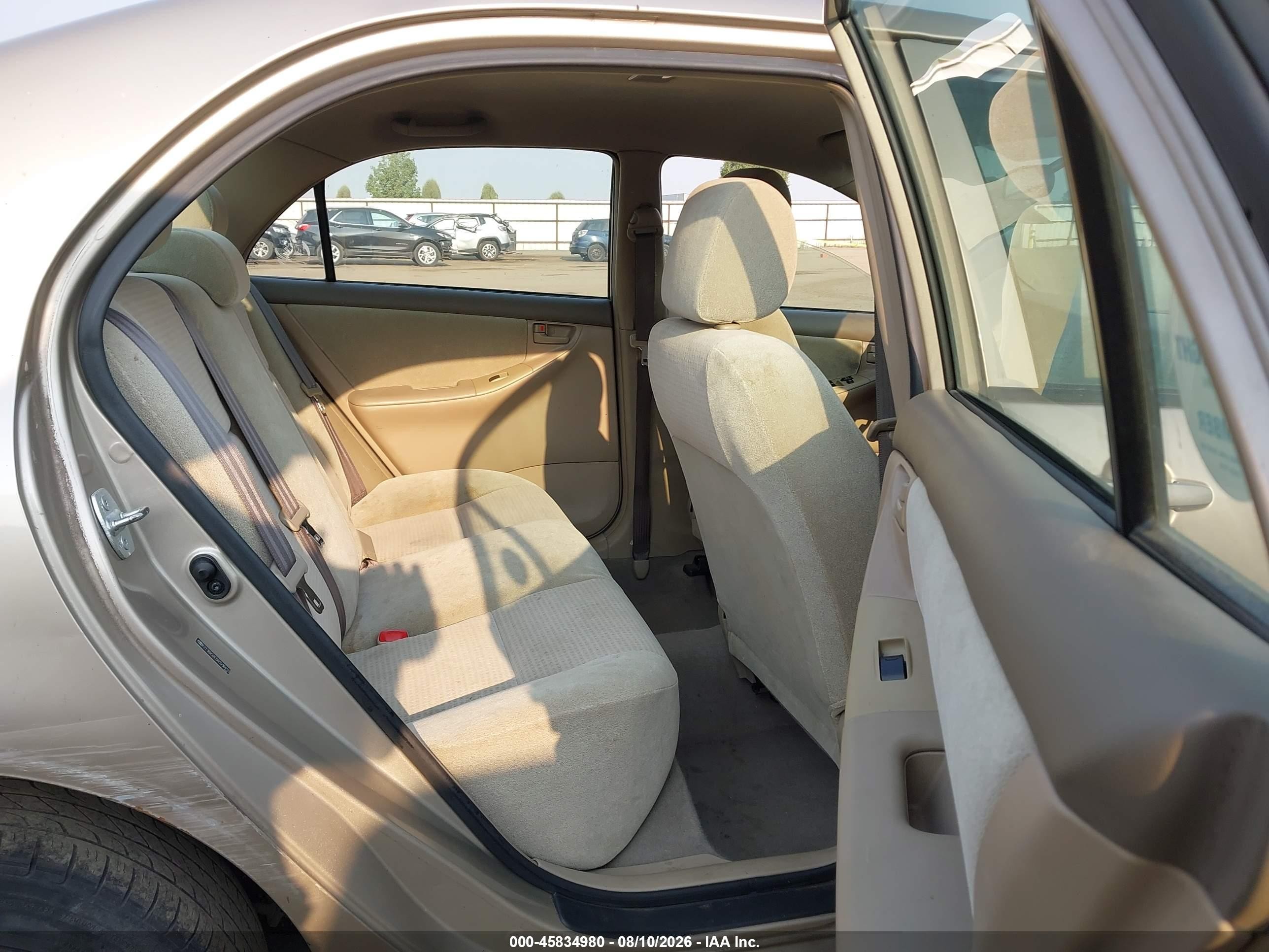 2008 Toyota Corolla Ce Gold vin: 2T1BR32E68C916420