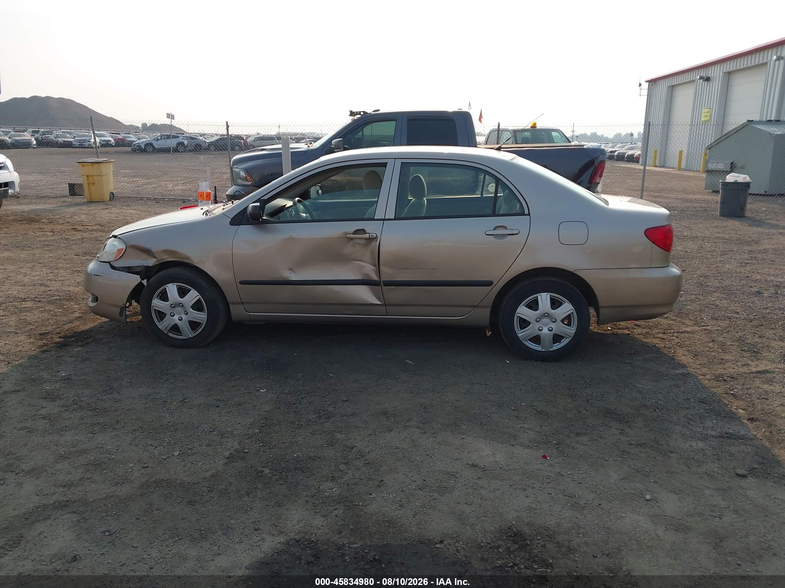 2008 Toyota Corolla Ce Gold vin: 2T1BR32E68C916420