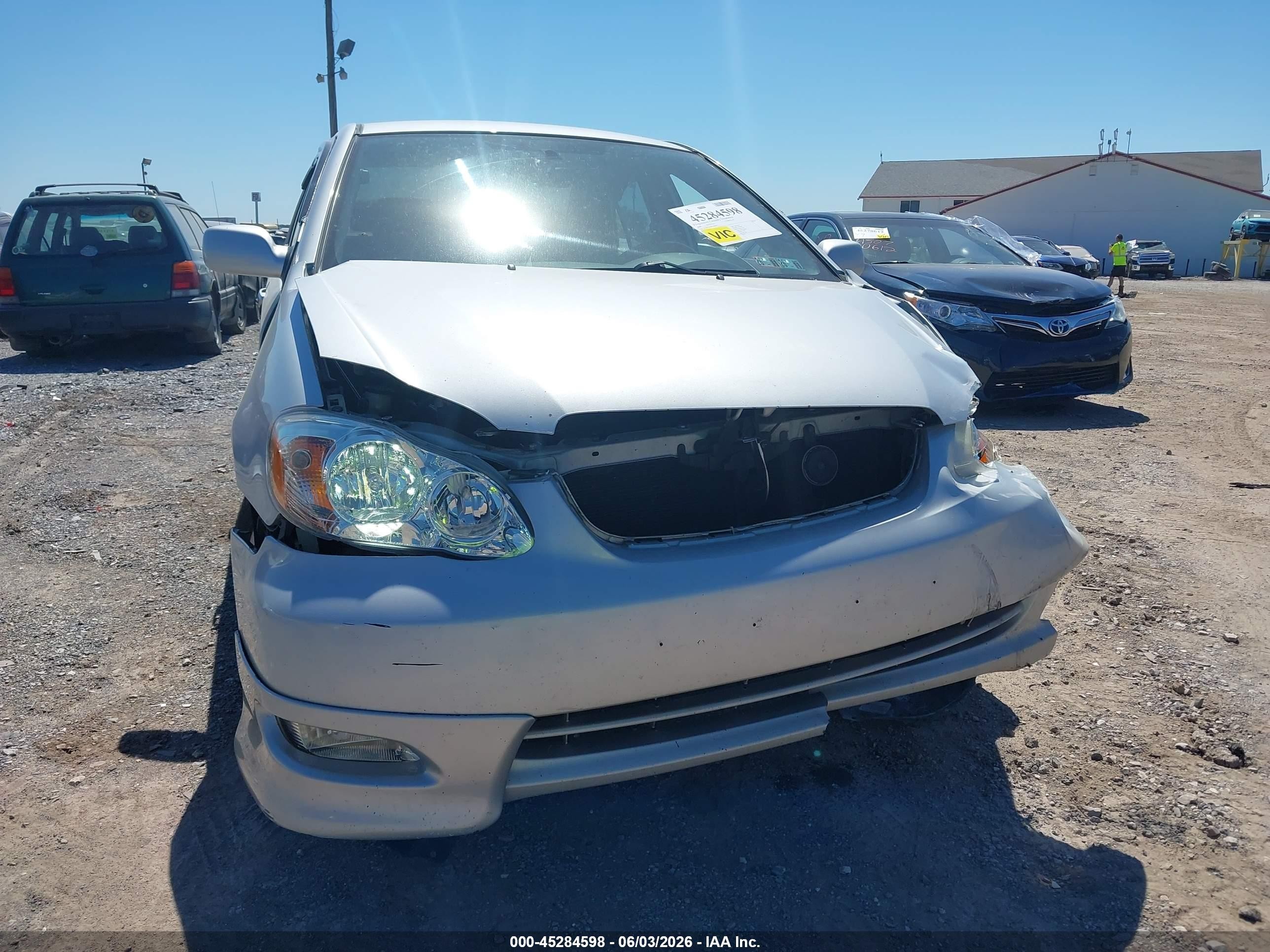 2008 Toyota Corolla Le Silver vin: 2T1BR32E68C919916