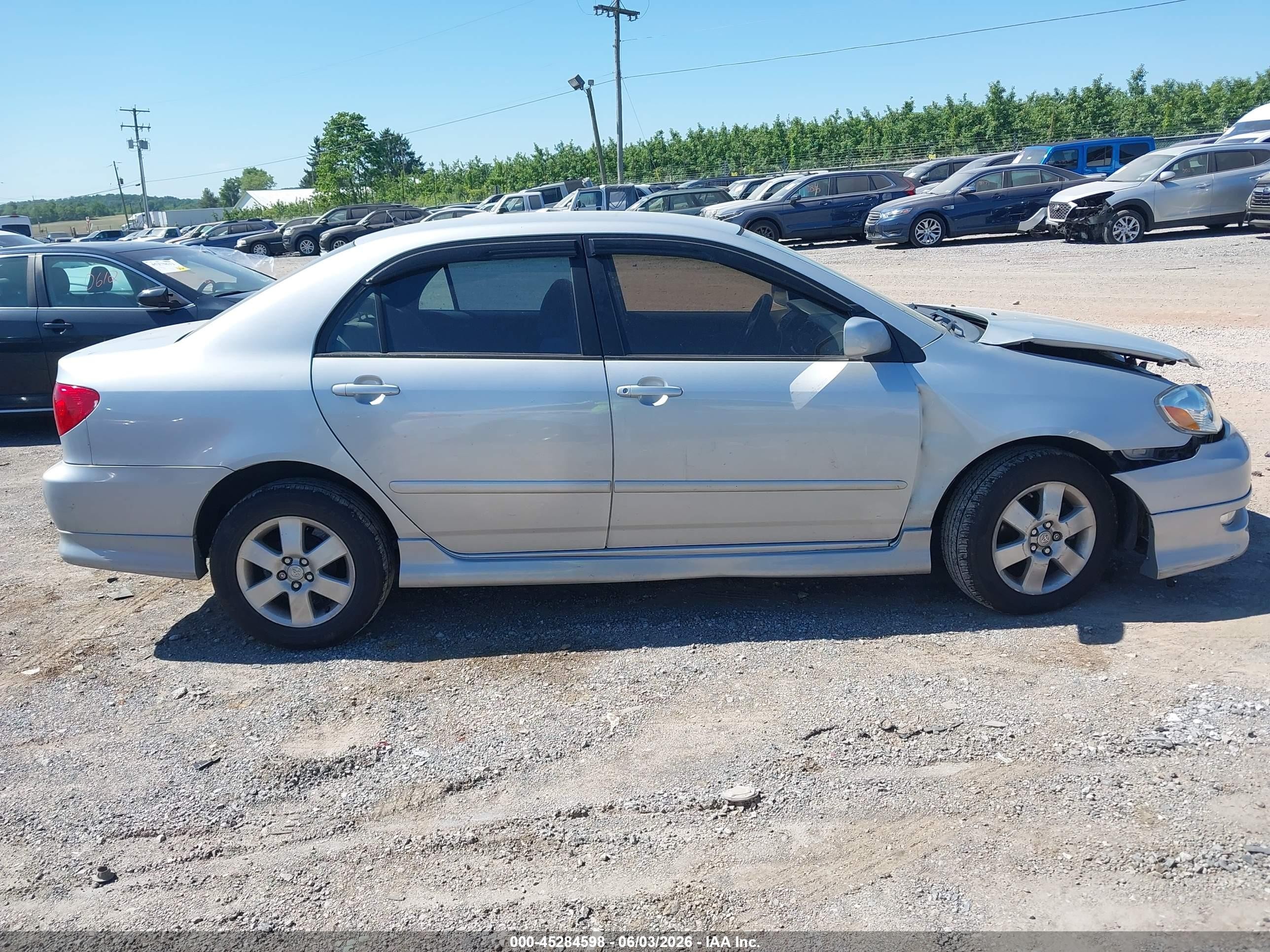 2008 Toyota Corolla Le Silver vin: 2T1BR32E68C919916