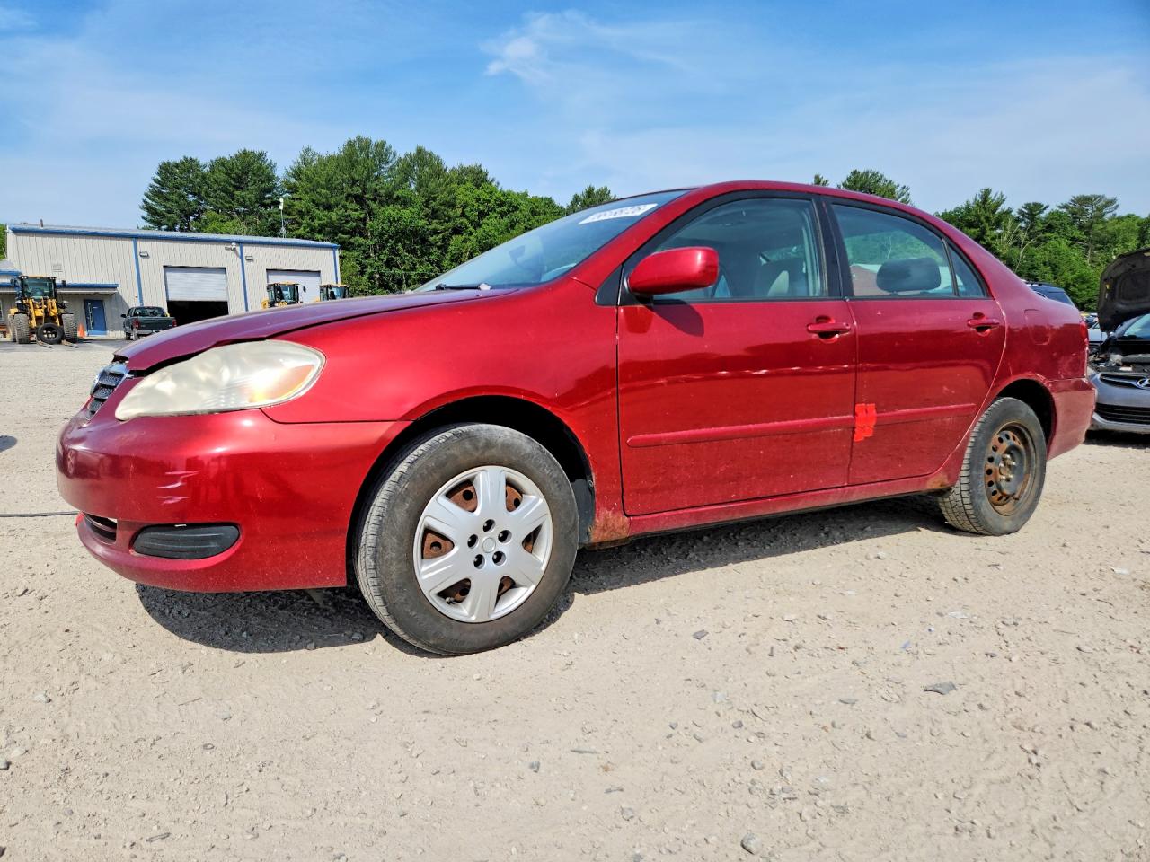 2008 Toyota Corolla Le Red vin: 2T1BR32E68C928826
