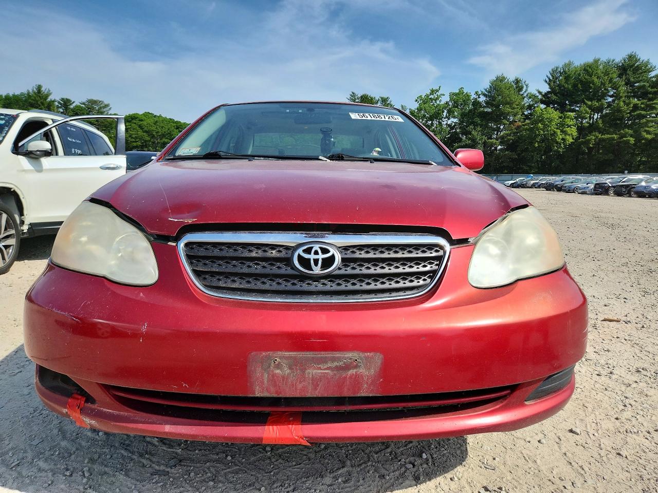 2008 Toyota Corolla Le Red vin: 2T1BR32E68C928826