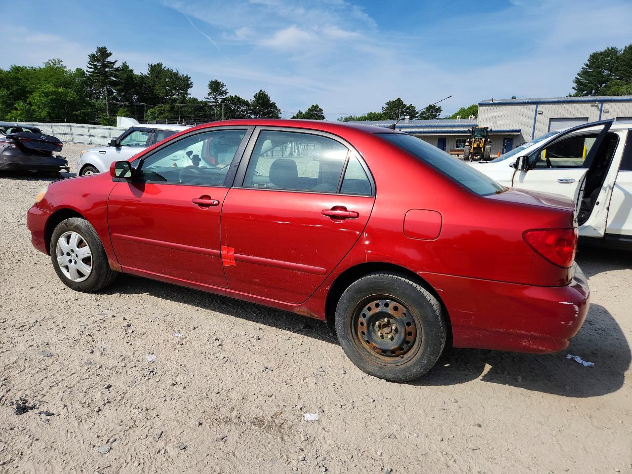 2008 Toyota Corolla Le Red vin: 2T1BR32E68C928826