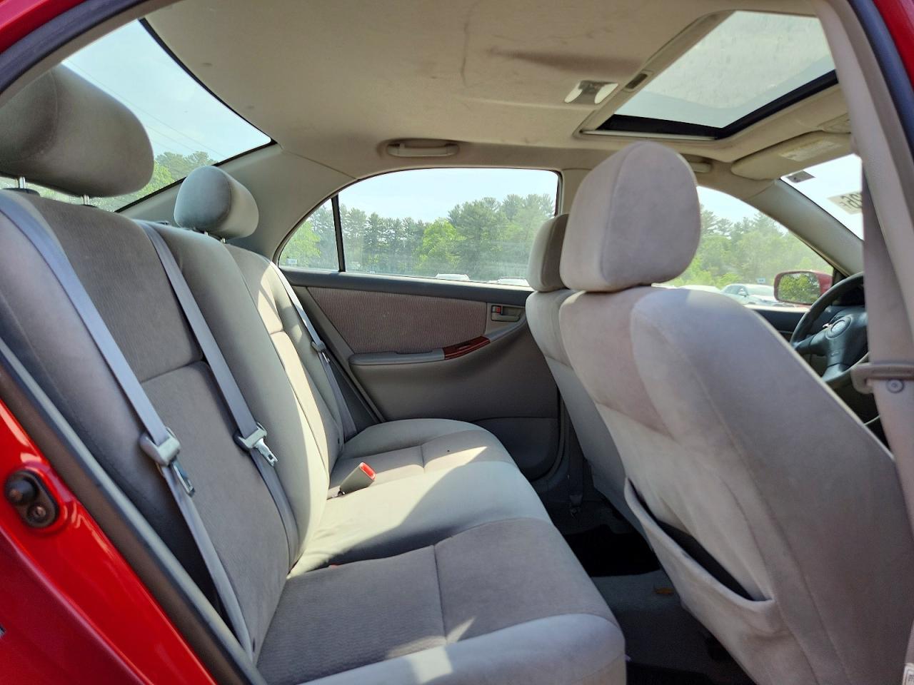 2008 Toyota Corolla Le Red vin: 2T1BR32E68C928826