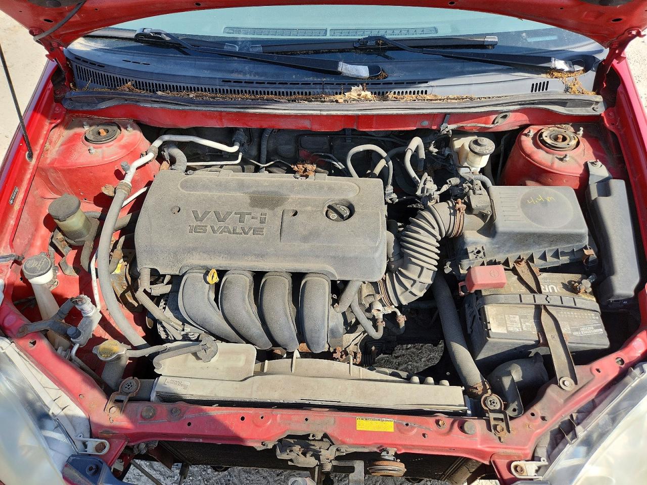 2008 Toyota Corolla Le Red vin: 2T1BR32E68C928826