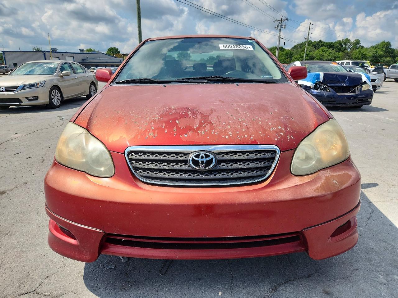 2008 Toyota Corolla S Красный vin: 2T1BR32E68C928969
