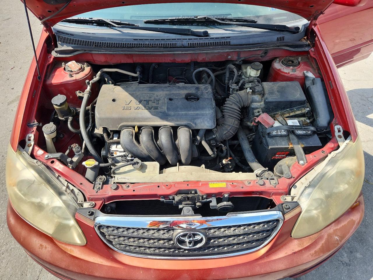 2008 Toyota Corolla S Красный vin: 2T1BR32E68C928969