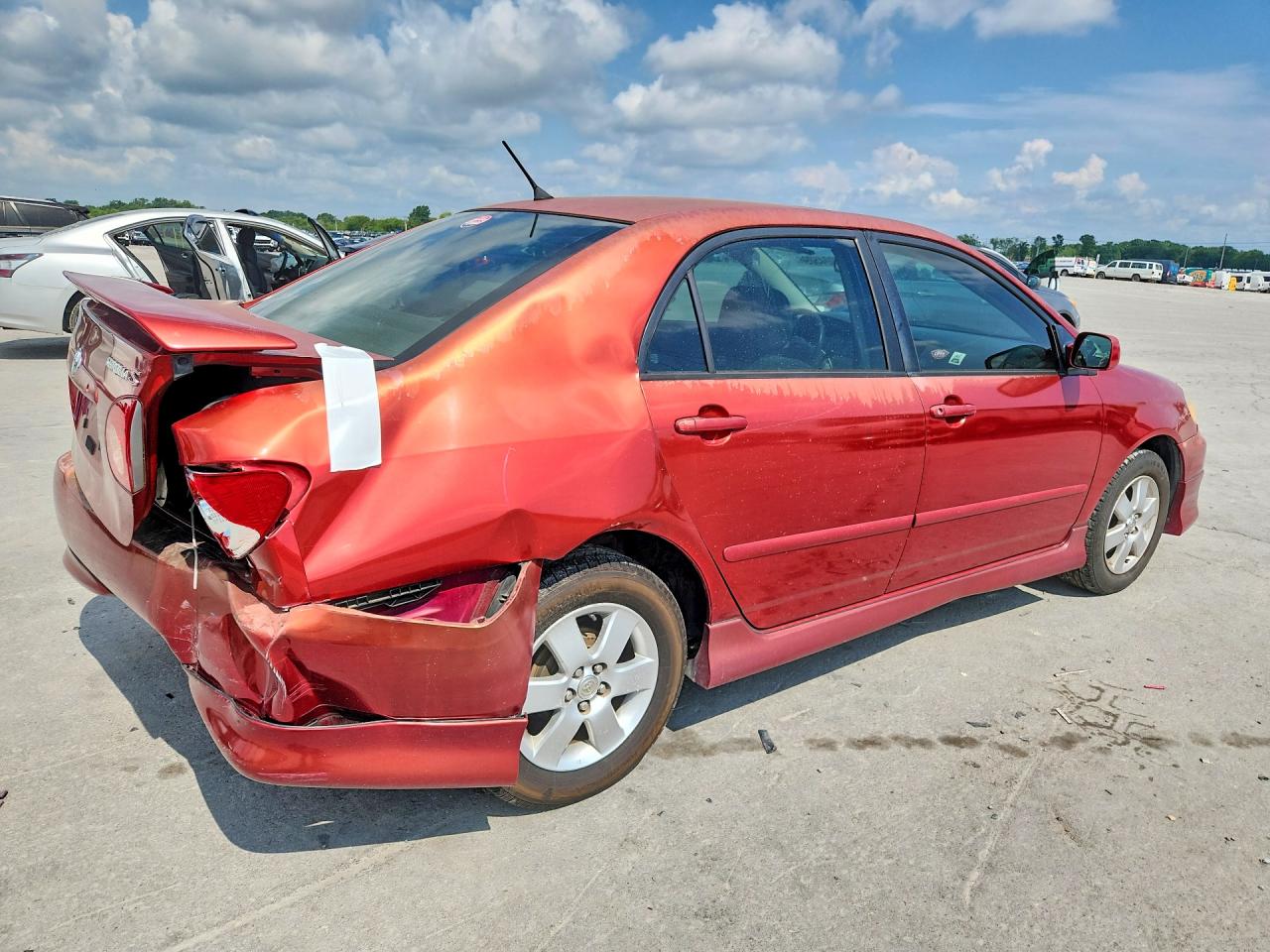 2008 Toyota Corolla S Красный vin: 2T1BR32E68C928969