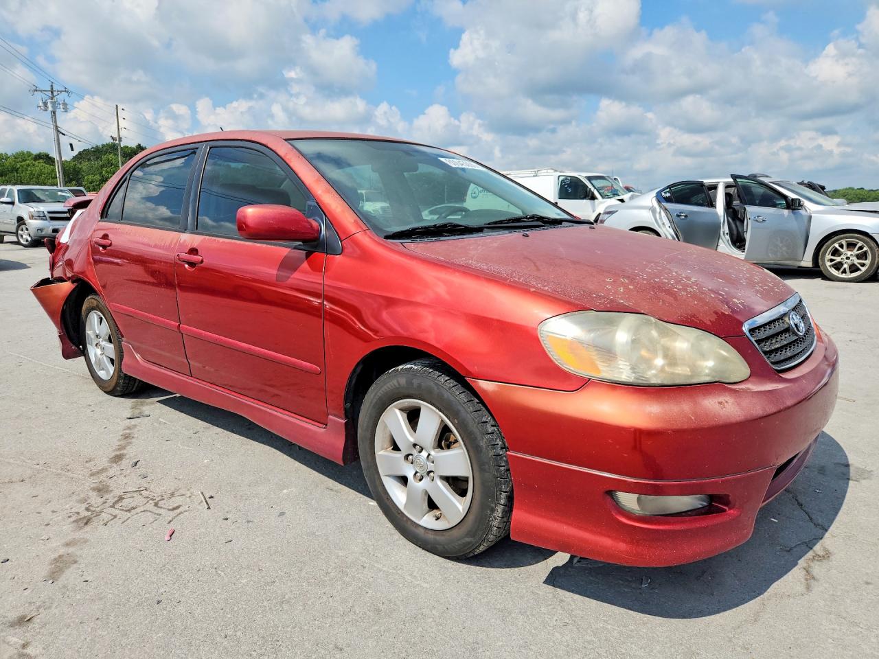 2008 Toyota Corolla S Красный vin: 2T1BR32E68C928969