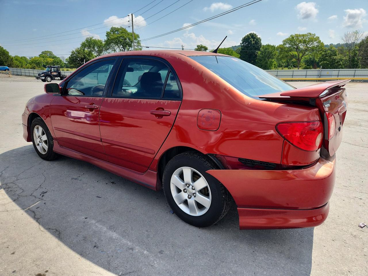 2008 Toyota Corolla S Красный vin: 2T1BR32E68C928969