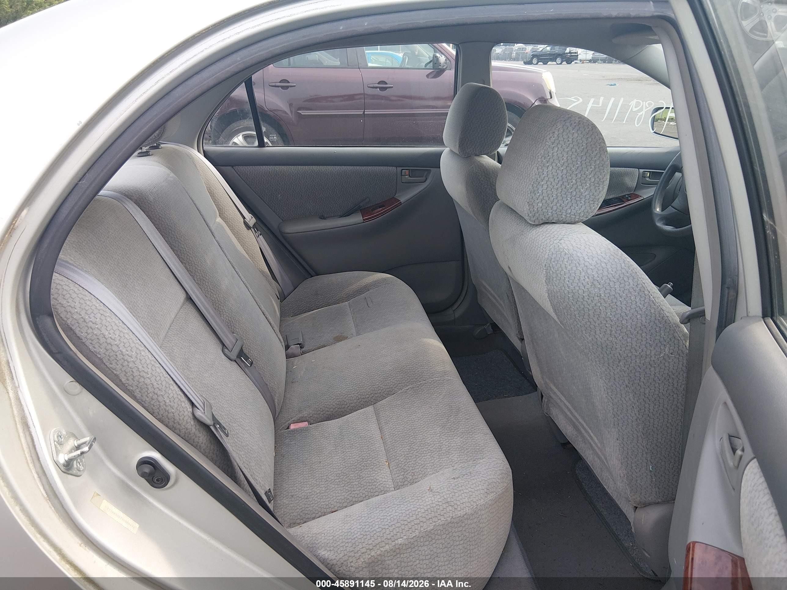 2003 Toyota Corolla Le Silver vin: 2T1BR32E73C024492