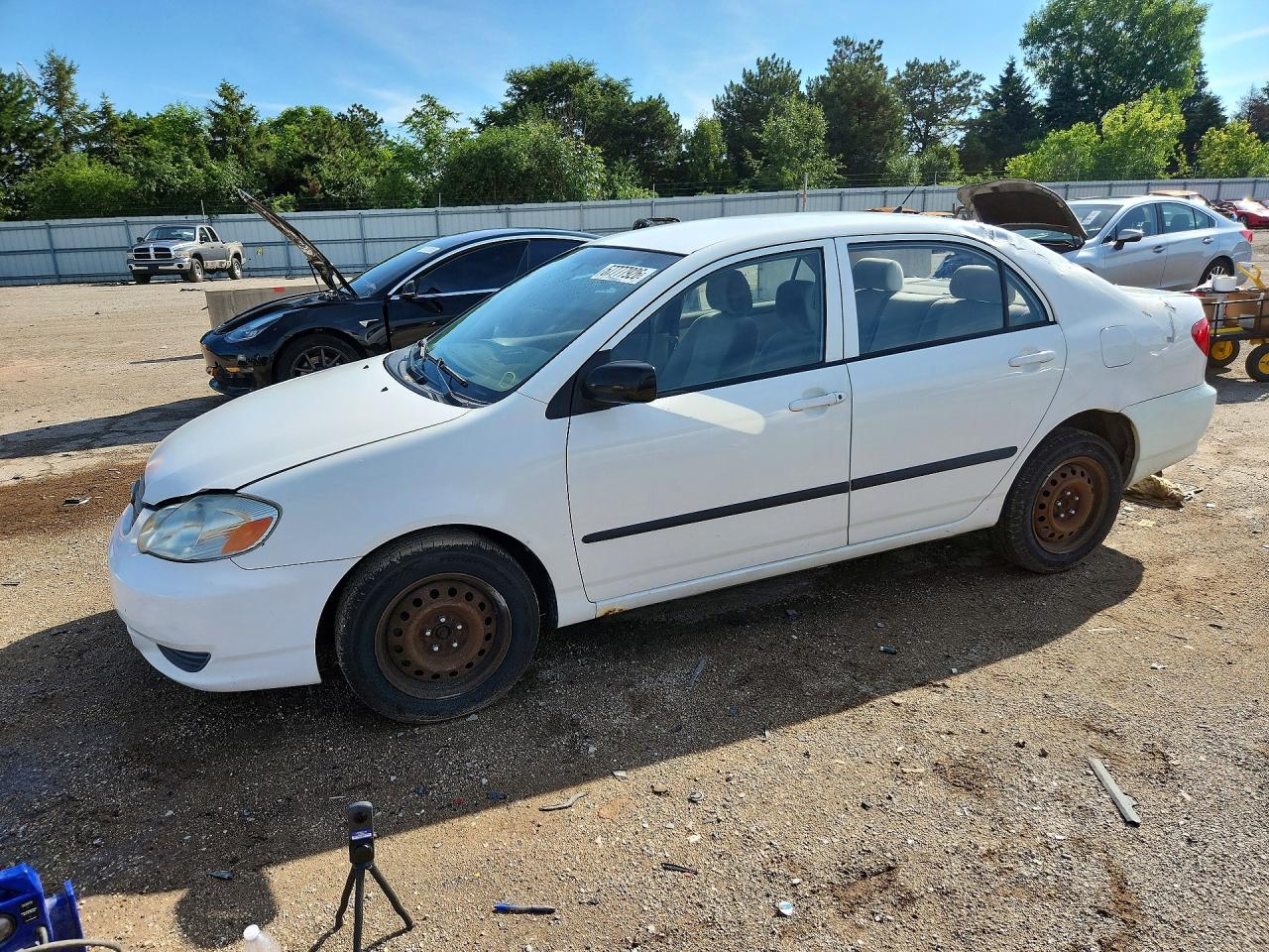 2003 Toyota Corolla Ce Белый vin: 2T1BR32E73C038781