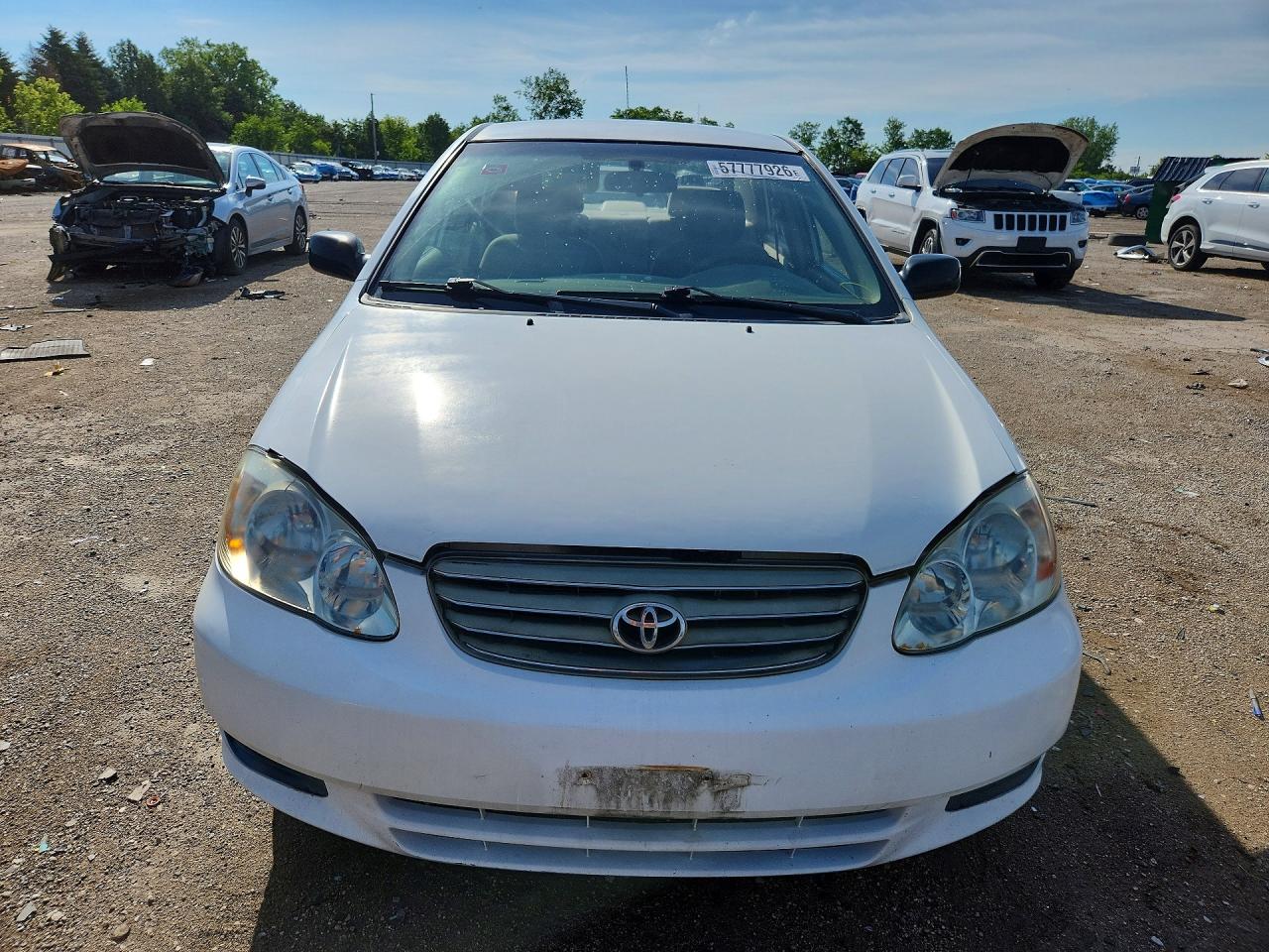 2003 Toyota Corolla Ce Белый vin: 2T1BR32E73C038781