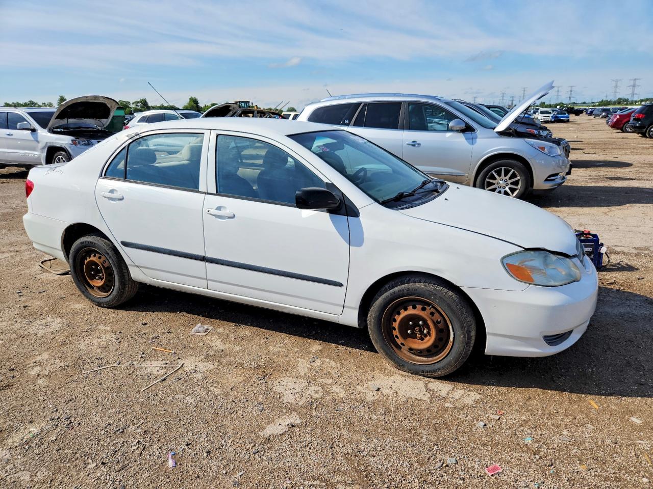 2003 Toyota Corolla Ce Белый vin: 2T1BR32E73C038781