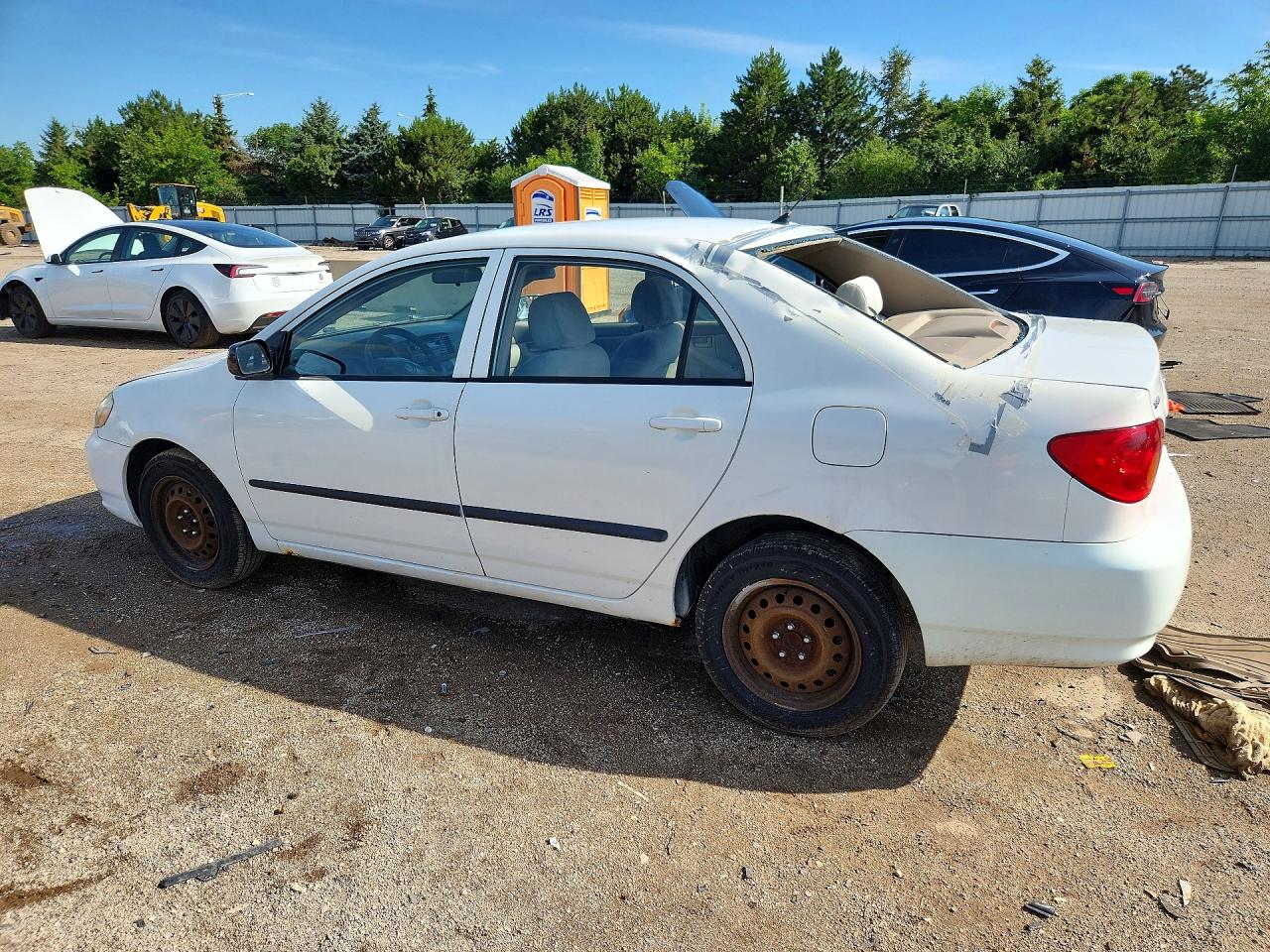 2003 Toyota Corolla Ce Белый vin: 2T1BR32E73C038781