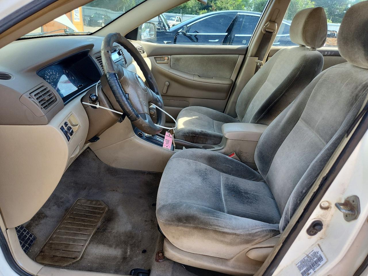 2003 Toyota Corolla Ce Белый vin: 2T1BR32E73C038781