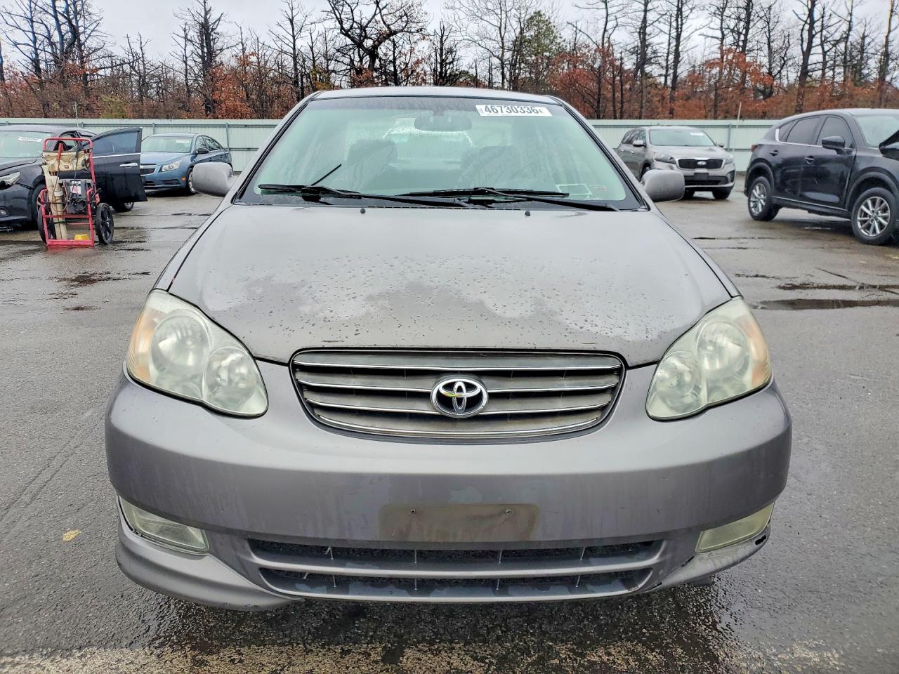 2003 Toyt Corolla Серый vin: 2T1BR32E73C093618