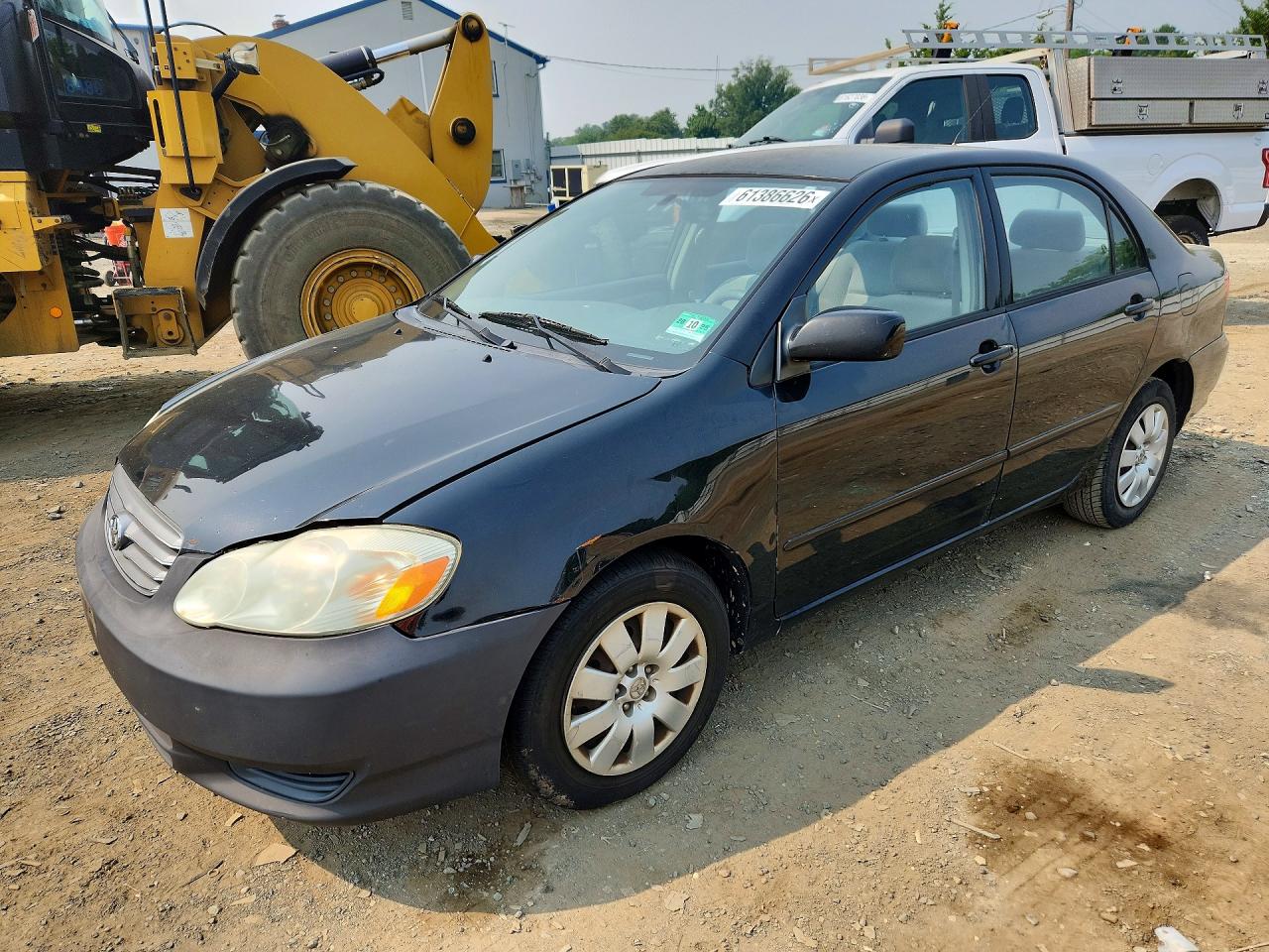 2003 Toyota Corolla Le Black vin: 2T1BR32E73C112765