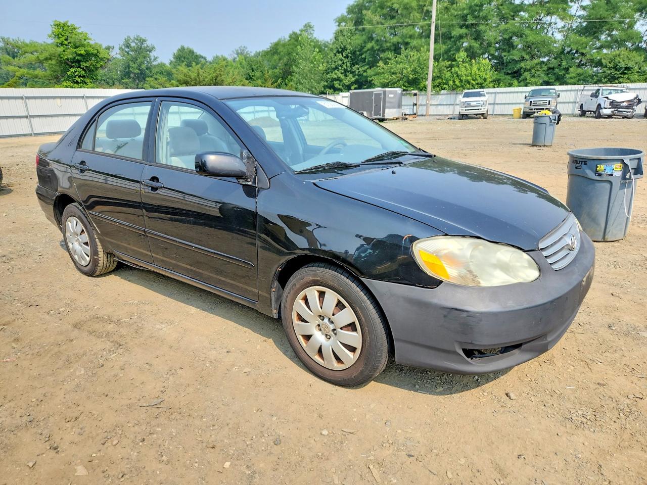 2003 Toyota Corolla Le Black vin: 2T1BR32E73C112765