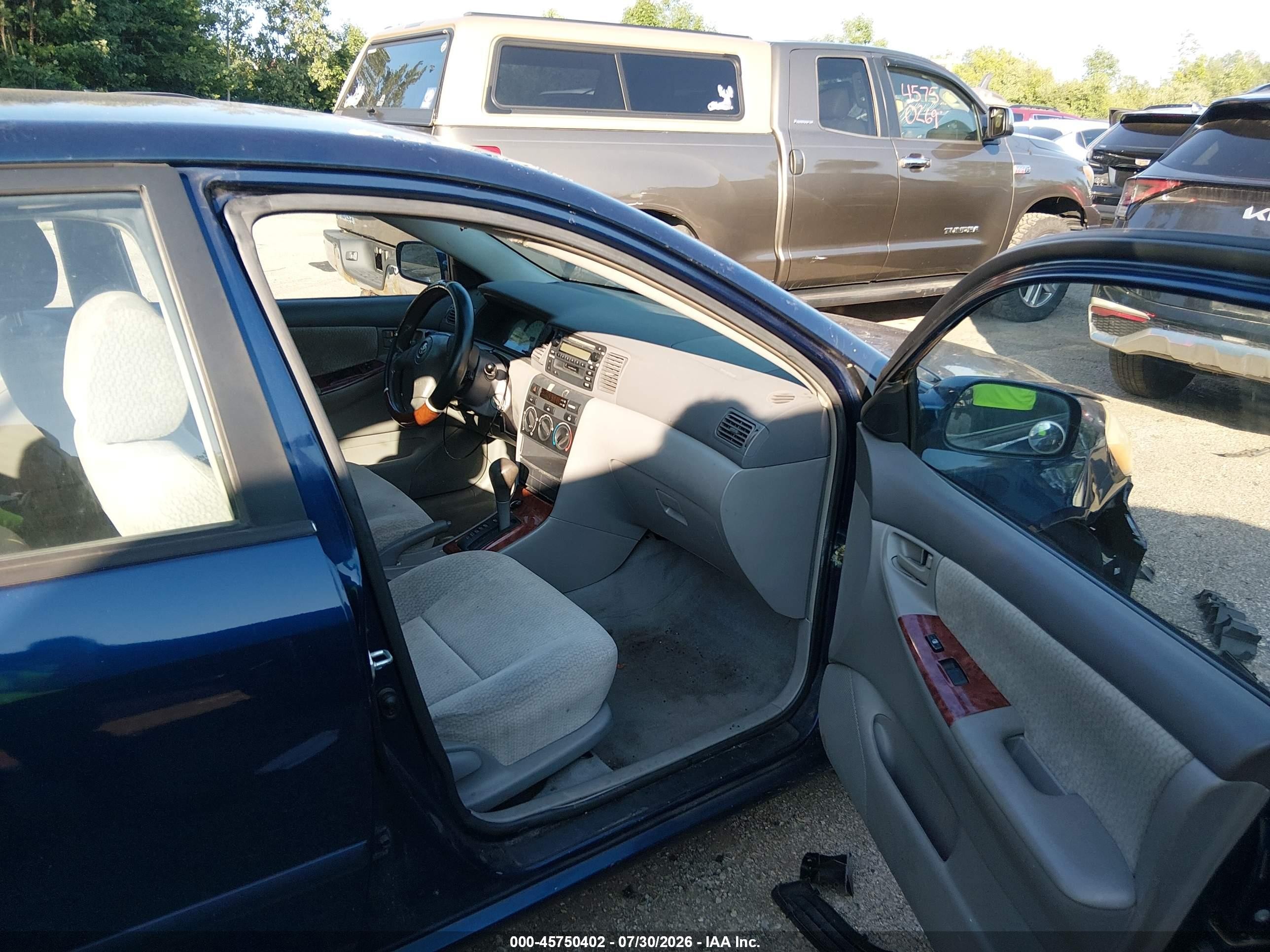 2004 Toyota Corolla Le Blue vin: 2T1BR32E74C198080