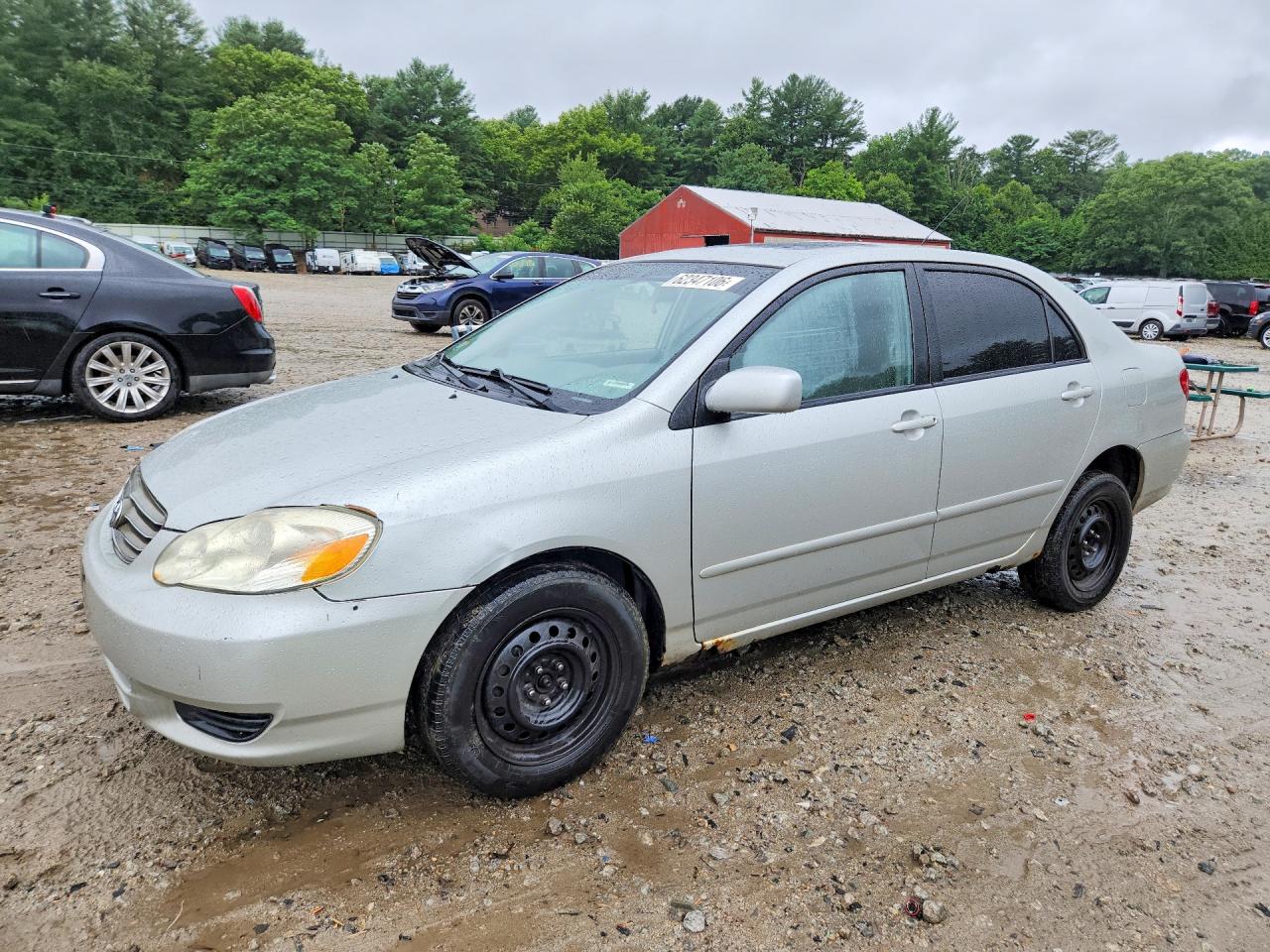 2004 Toyota Corolla Le Silver vin: 2T1BR32E74C299314