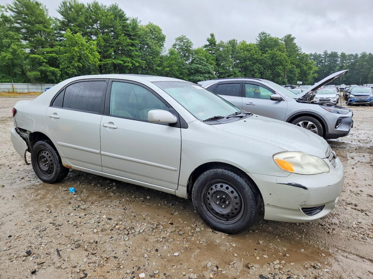 2004 Toyota Corolla Le Silver vin: 2T1BR32E74C299314