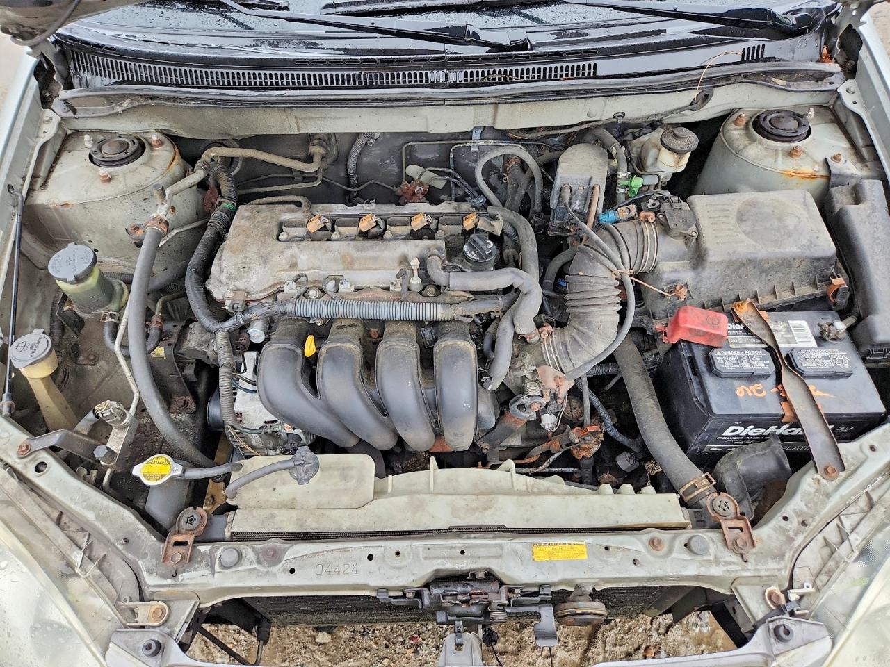 2004 Toyota Corolla Le Silver vin: 2T1BR32E74C299314