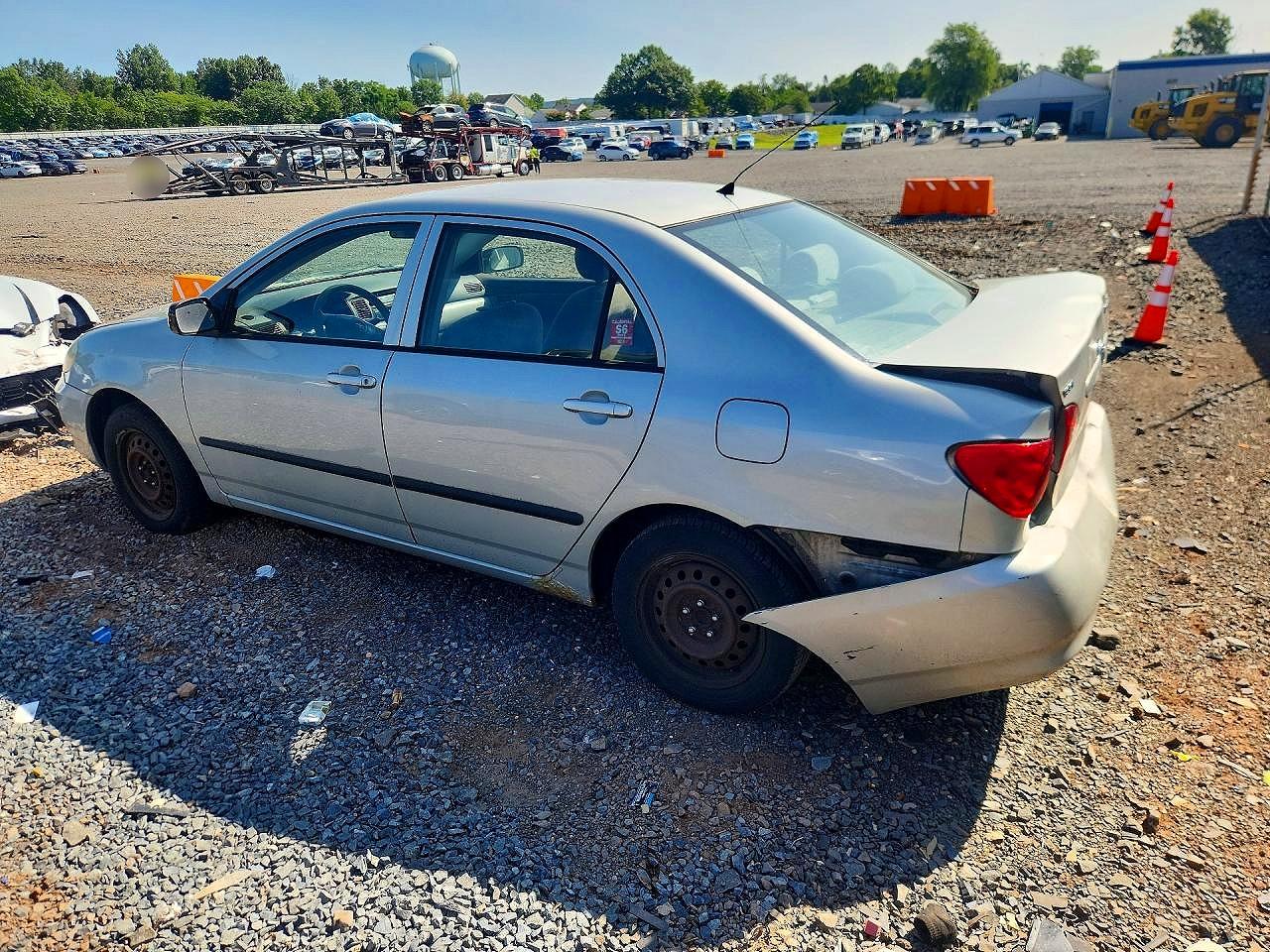 2004 Toyota Corolla Ce Silver vin: 2T1BR32E74C301272