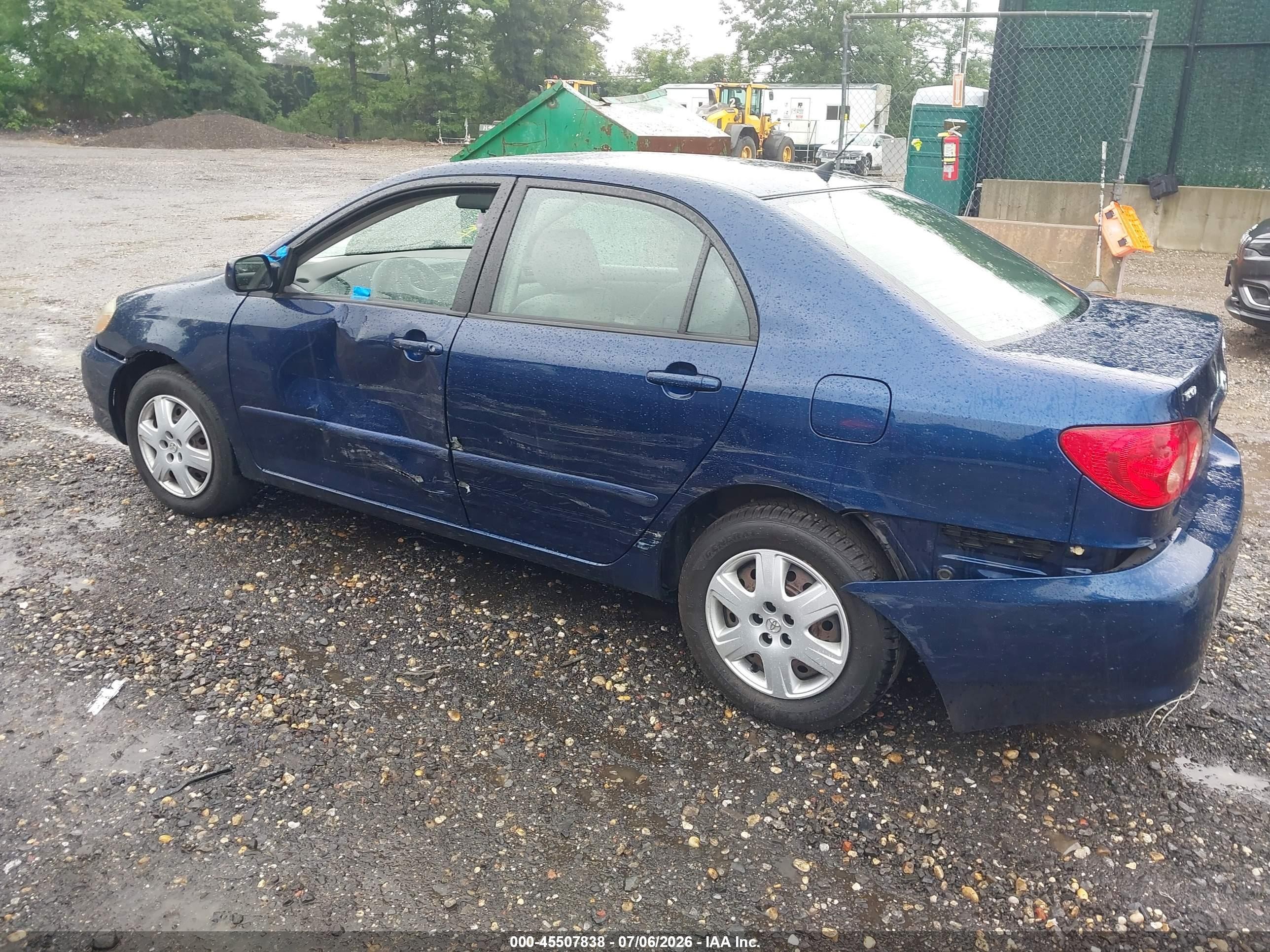 2005 Toyota Corolla Le Blue vin: 2T1BR32E75C344110