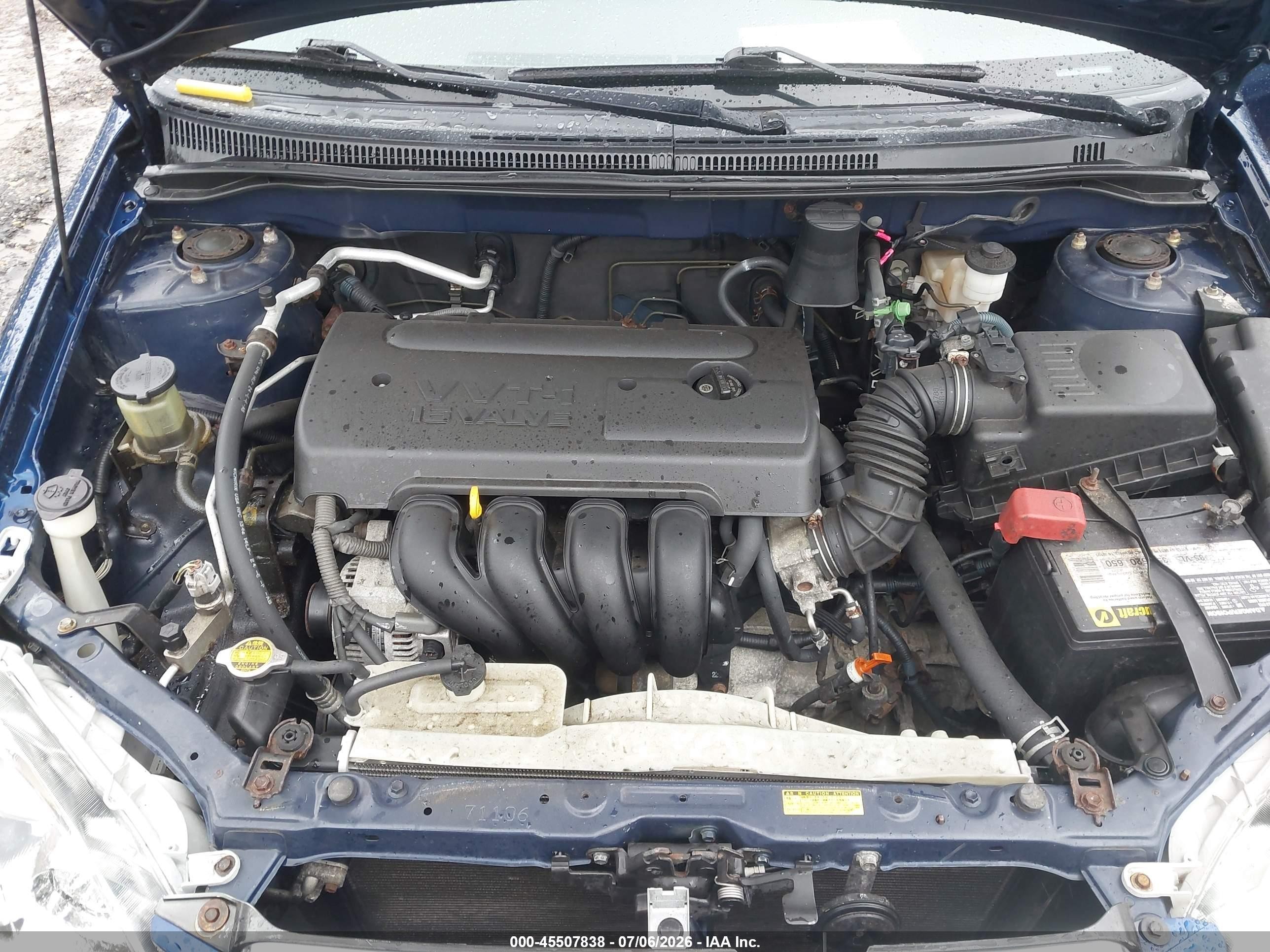 2005 Toyota Corolla Le Blue vin: 2T1BR32E75C344110