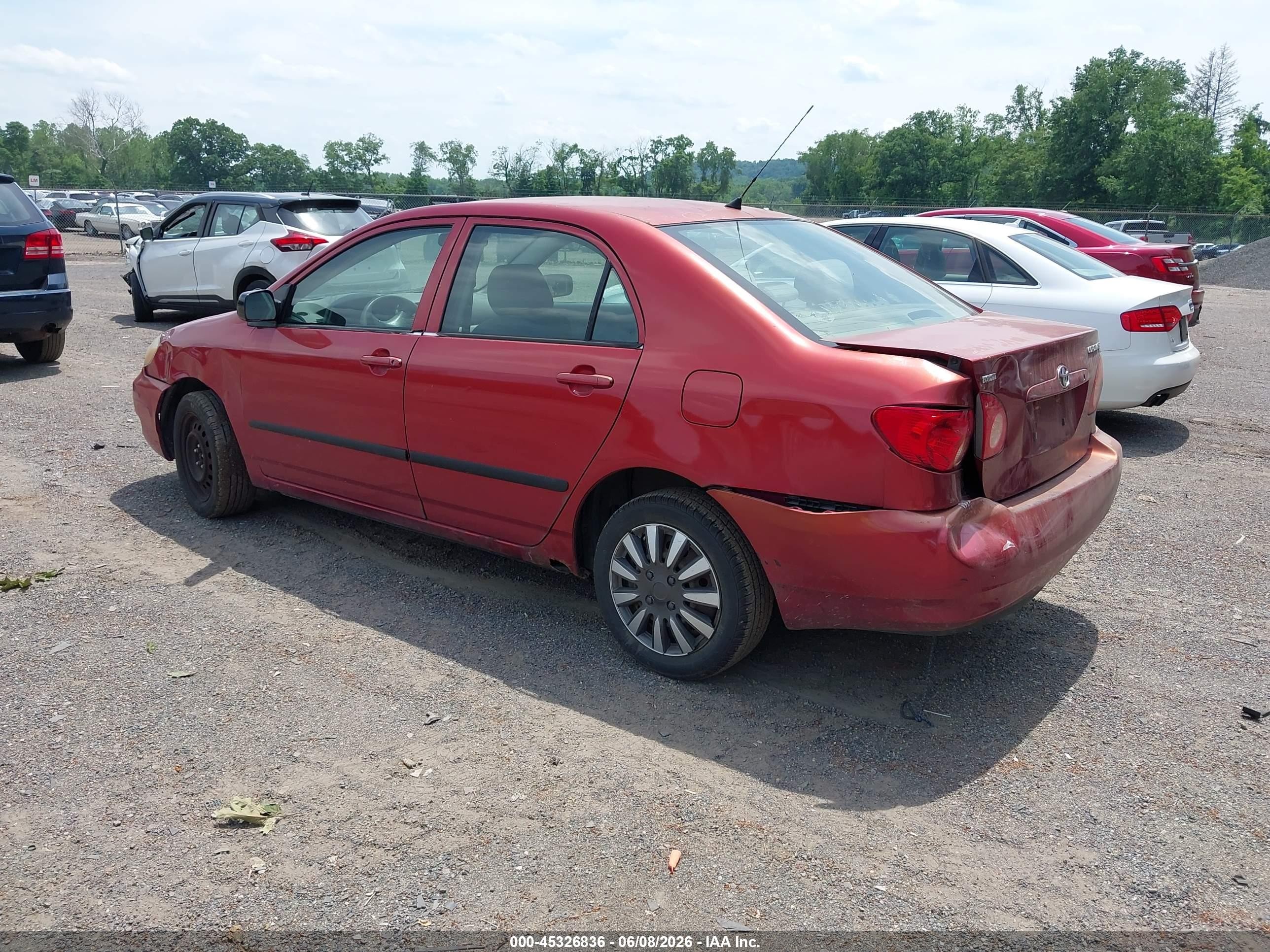 2005 Toyota Corolla Ce Orange vin: 2T1BR32E75C463601