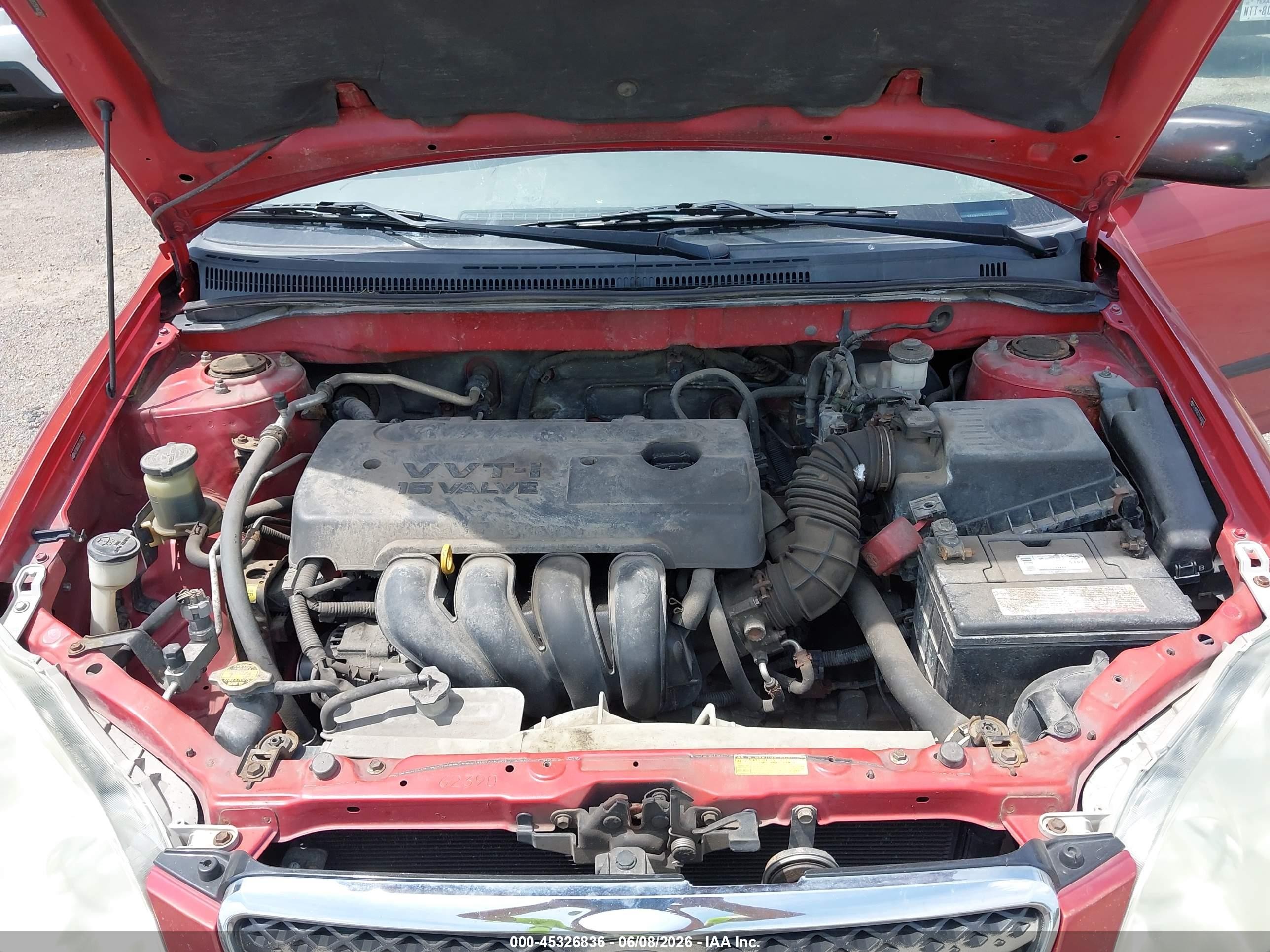 2005 Toyota Corolla Ce Orange vin: 2T1BR32E75C463601