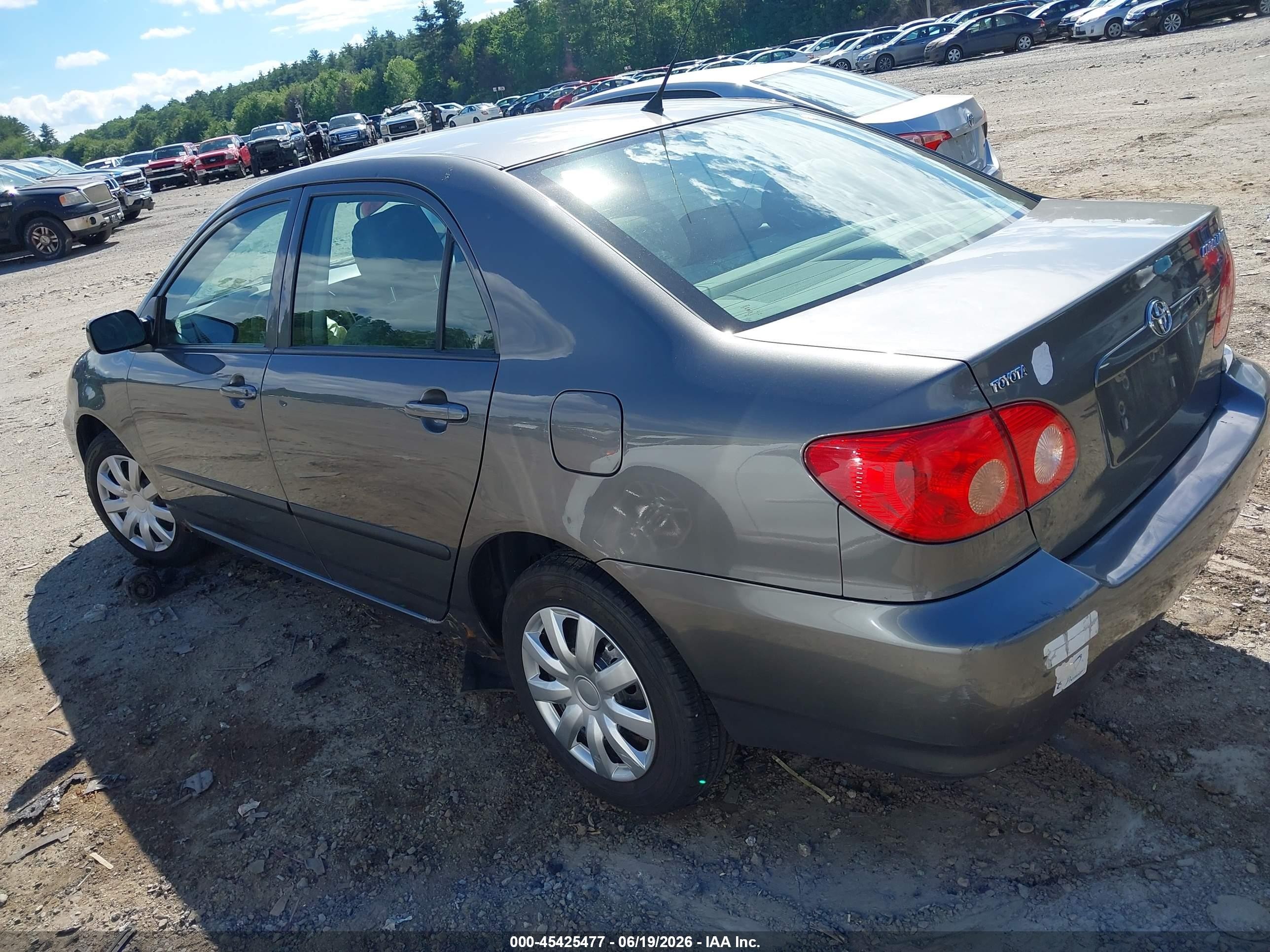 2005 Toyota Corolla Ce Gray vin: 2T1BR32E75C472444