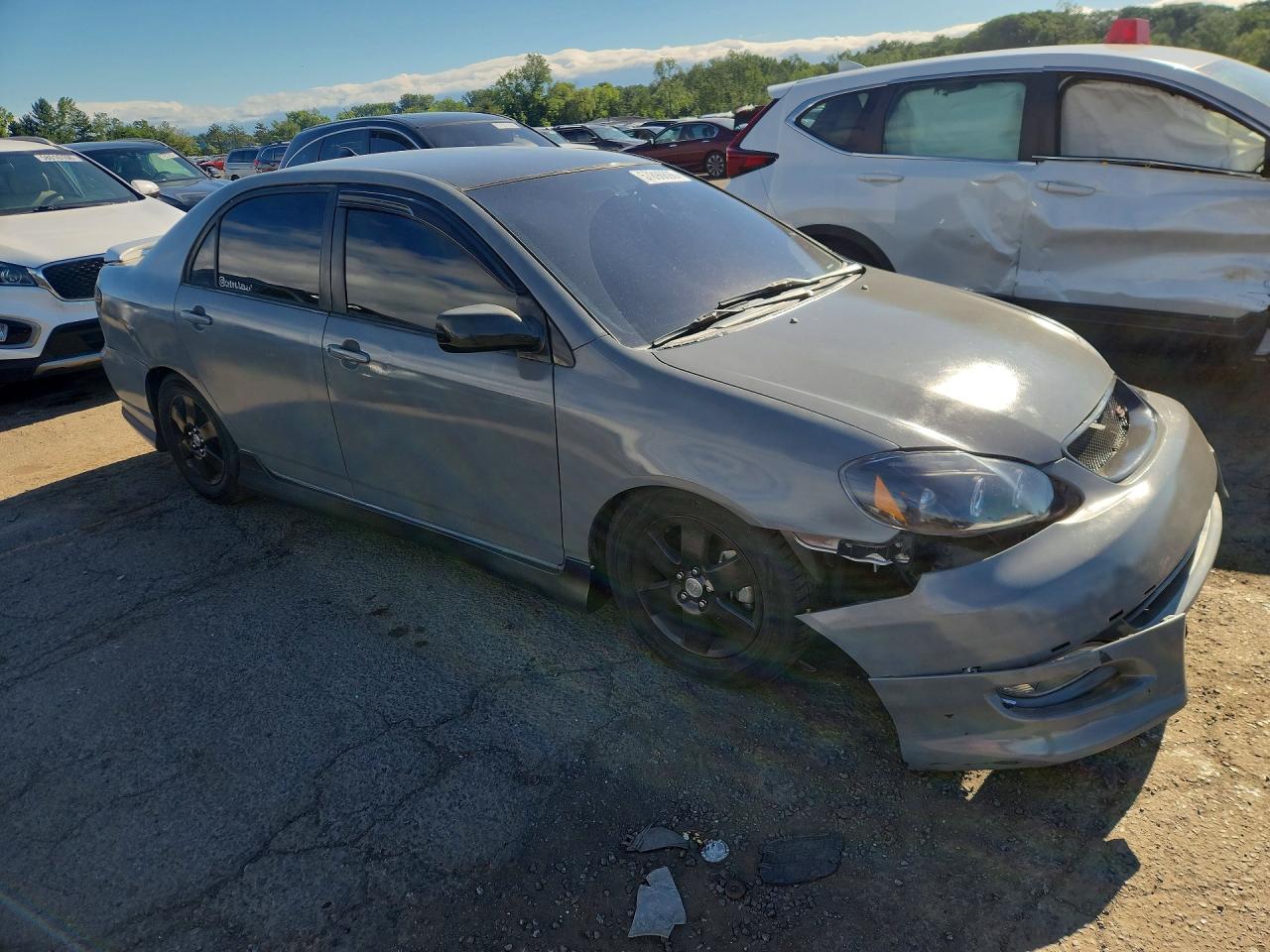 2005 Toyota Corolla S Gray vin: 2T1BR32E75C487915