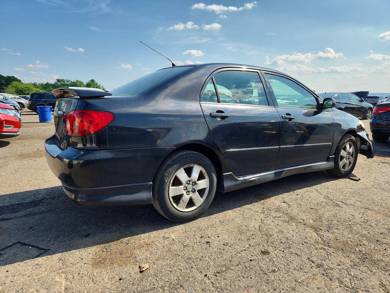 2005 Toyota Corolla S Black vin: 2T1BR32E75C490412