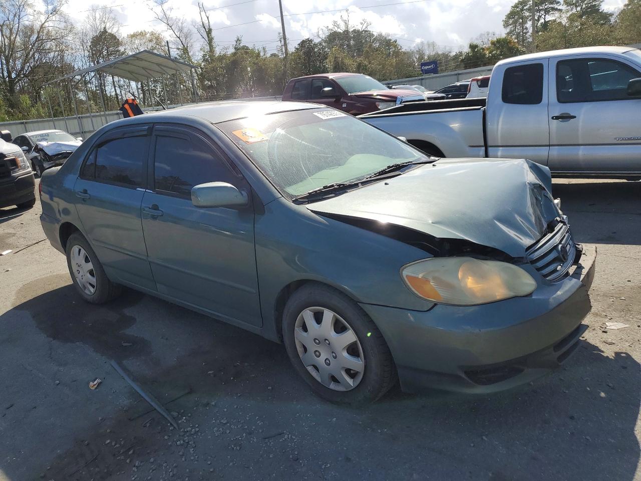 2005 Toyota Corolla Le Green vin: 2T1BR32E75C500047