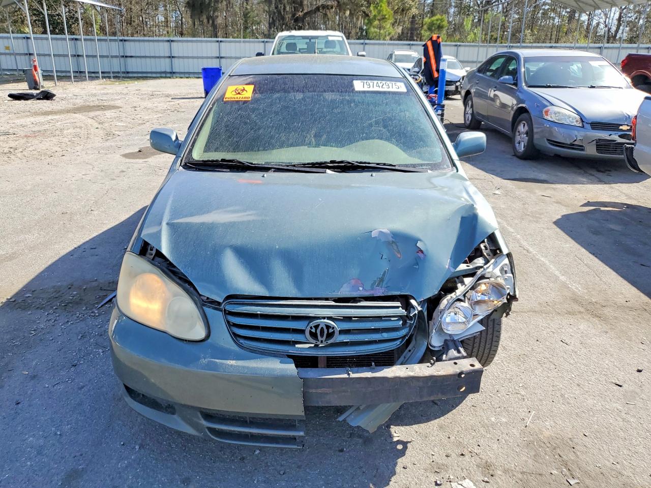 2005 Toyota Corolla Le Green vin: 2T1BR32E75C500047